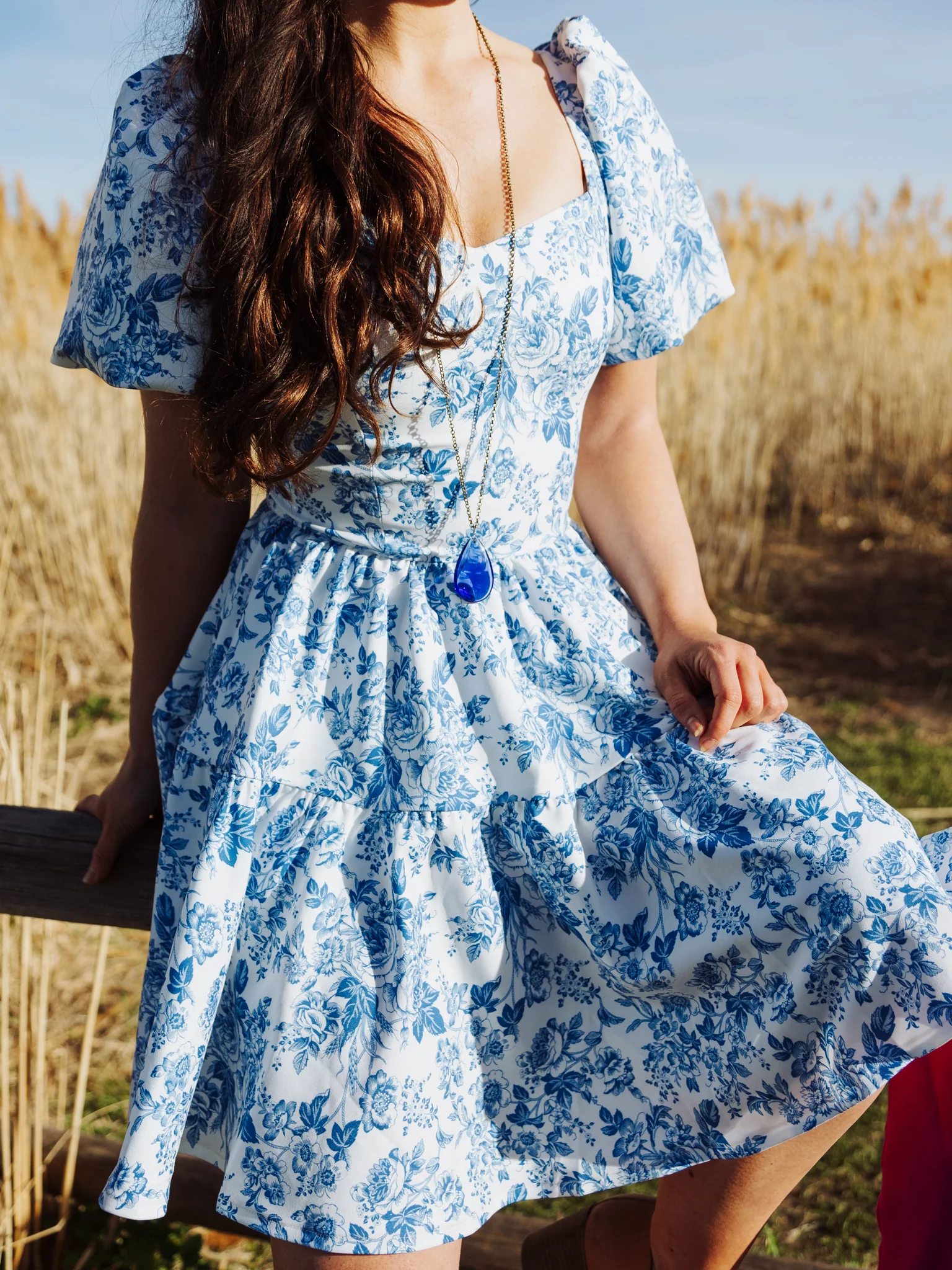 Princess Puff Dress in Countryside - XNAUWBI