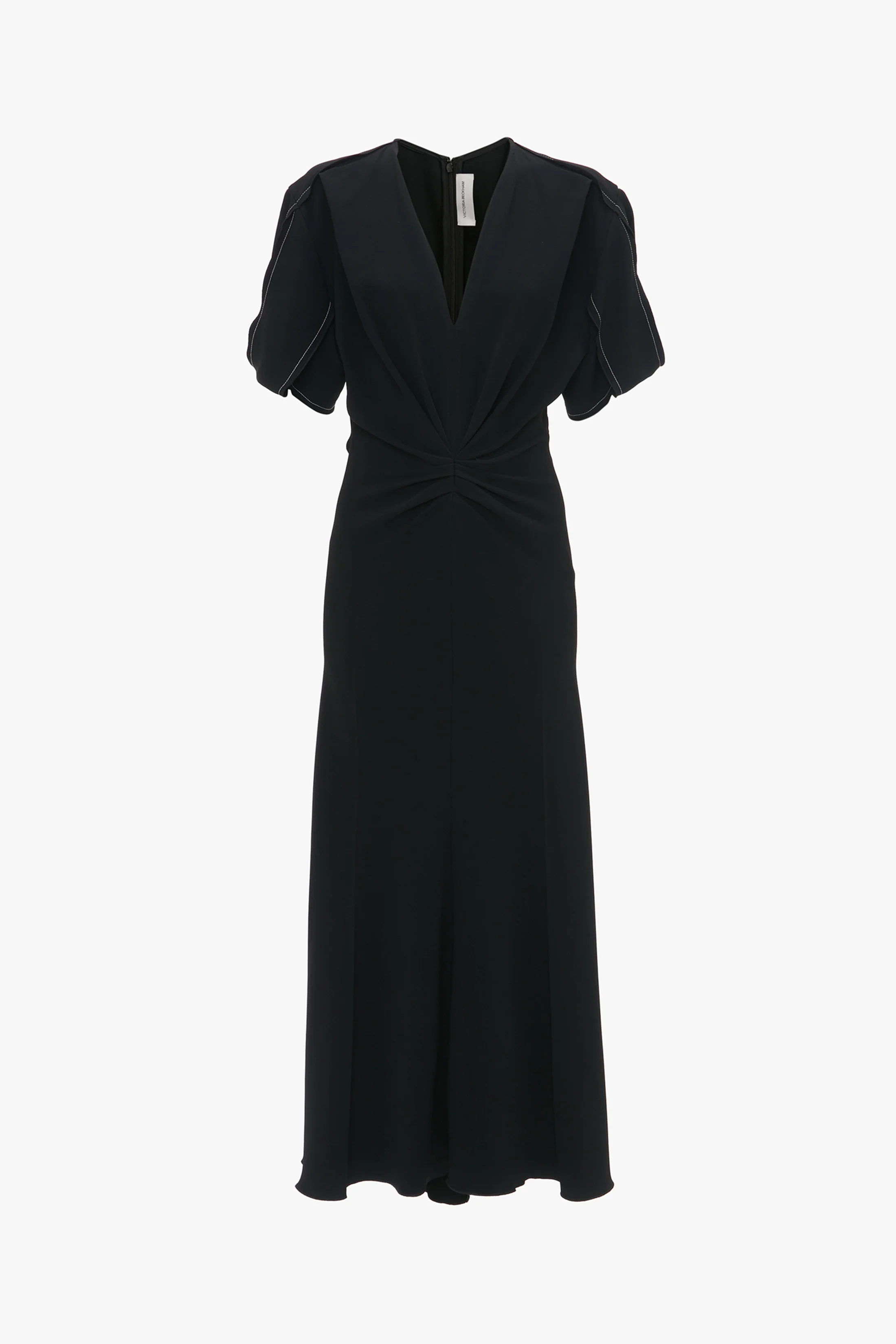 Eve Midi Dress In Black - XNAUWBI