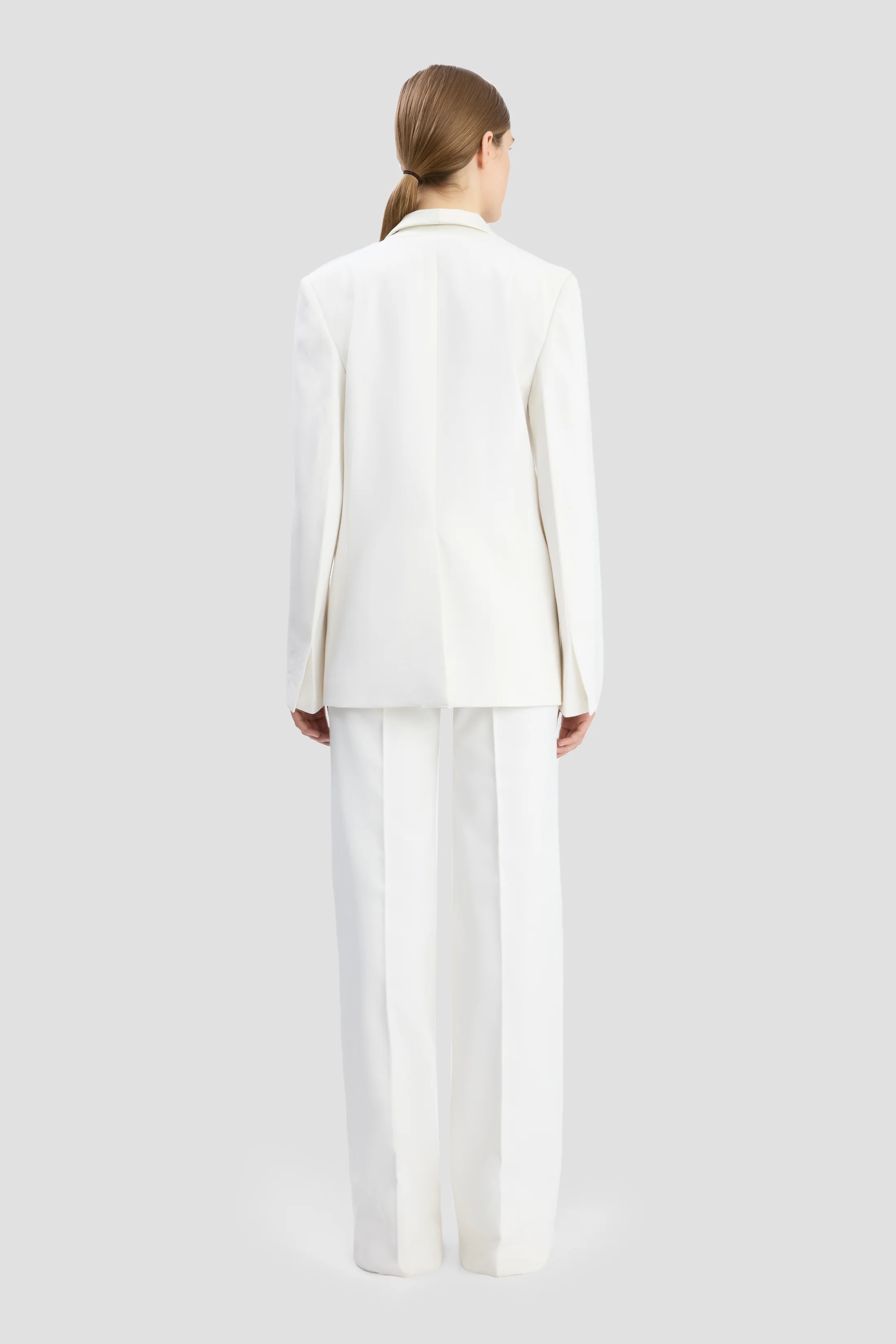 Shawl Collar Tux Jacket In Ivory - XNAUWBI
