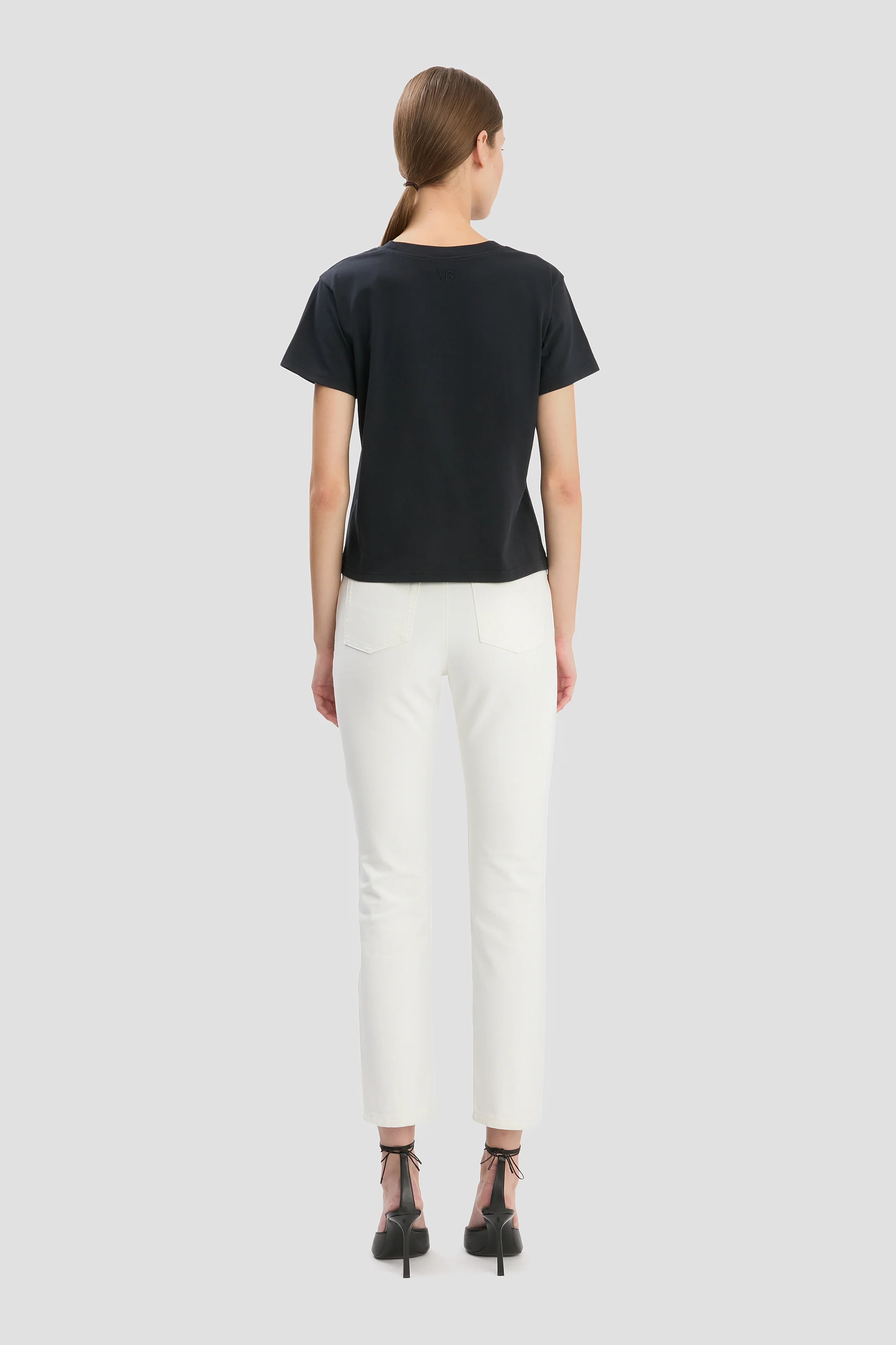 Shrunken Fit T-Shirt In Navy - XNAUWBI
