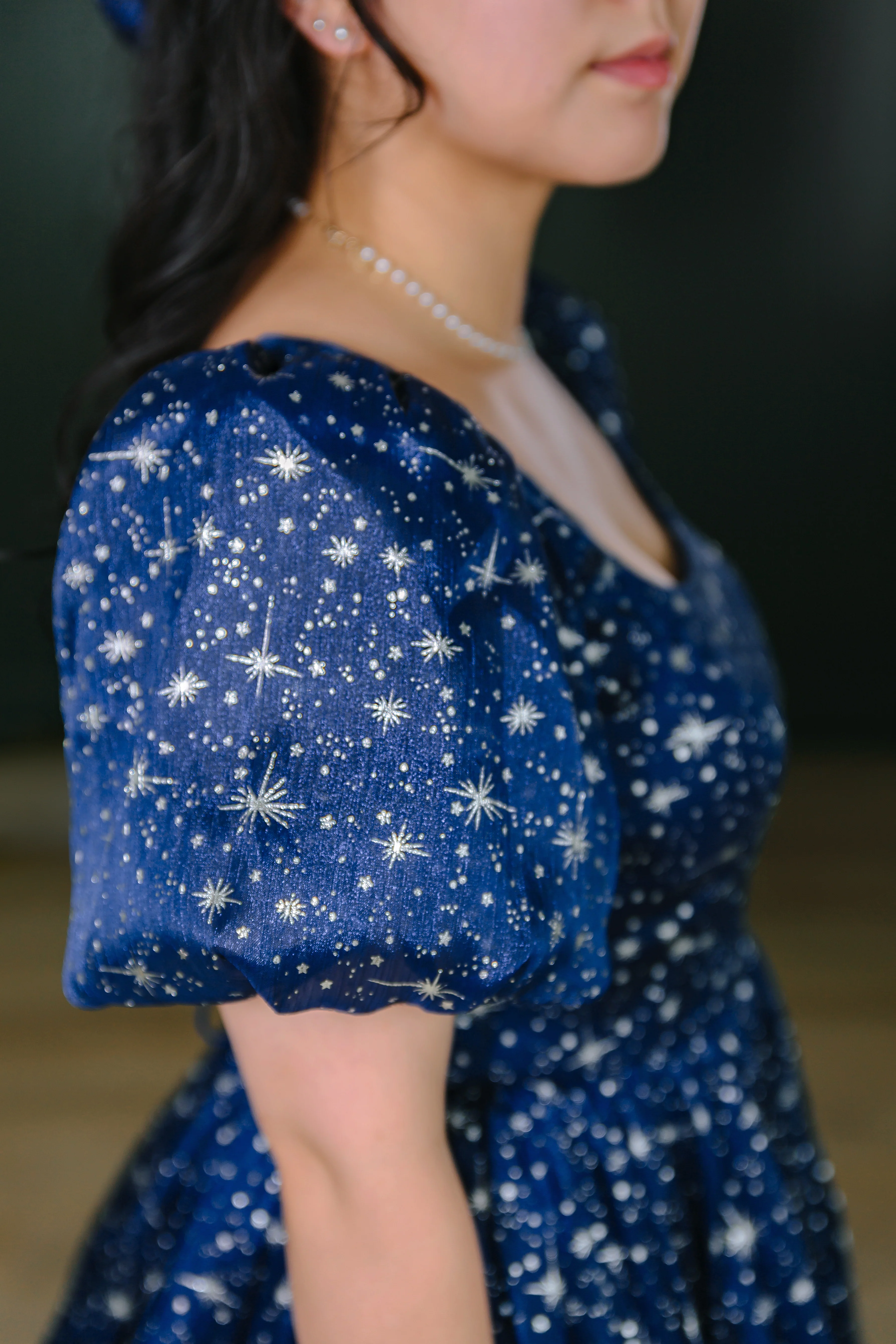 Princess Puff Dress in Starlight - XNAUWBI