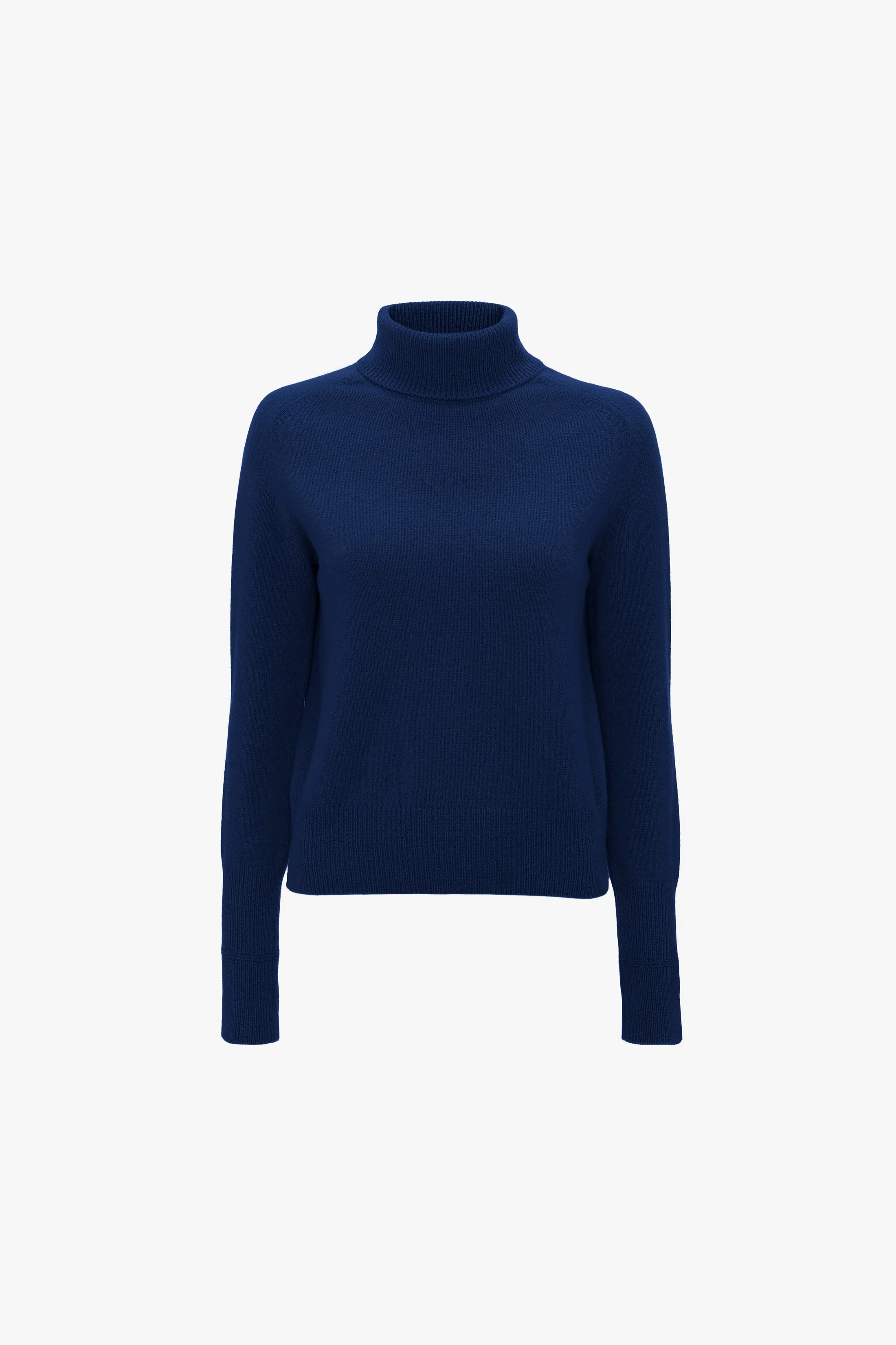 Polo Neck Jumper In Navy - XNAUWBI