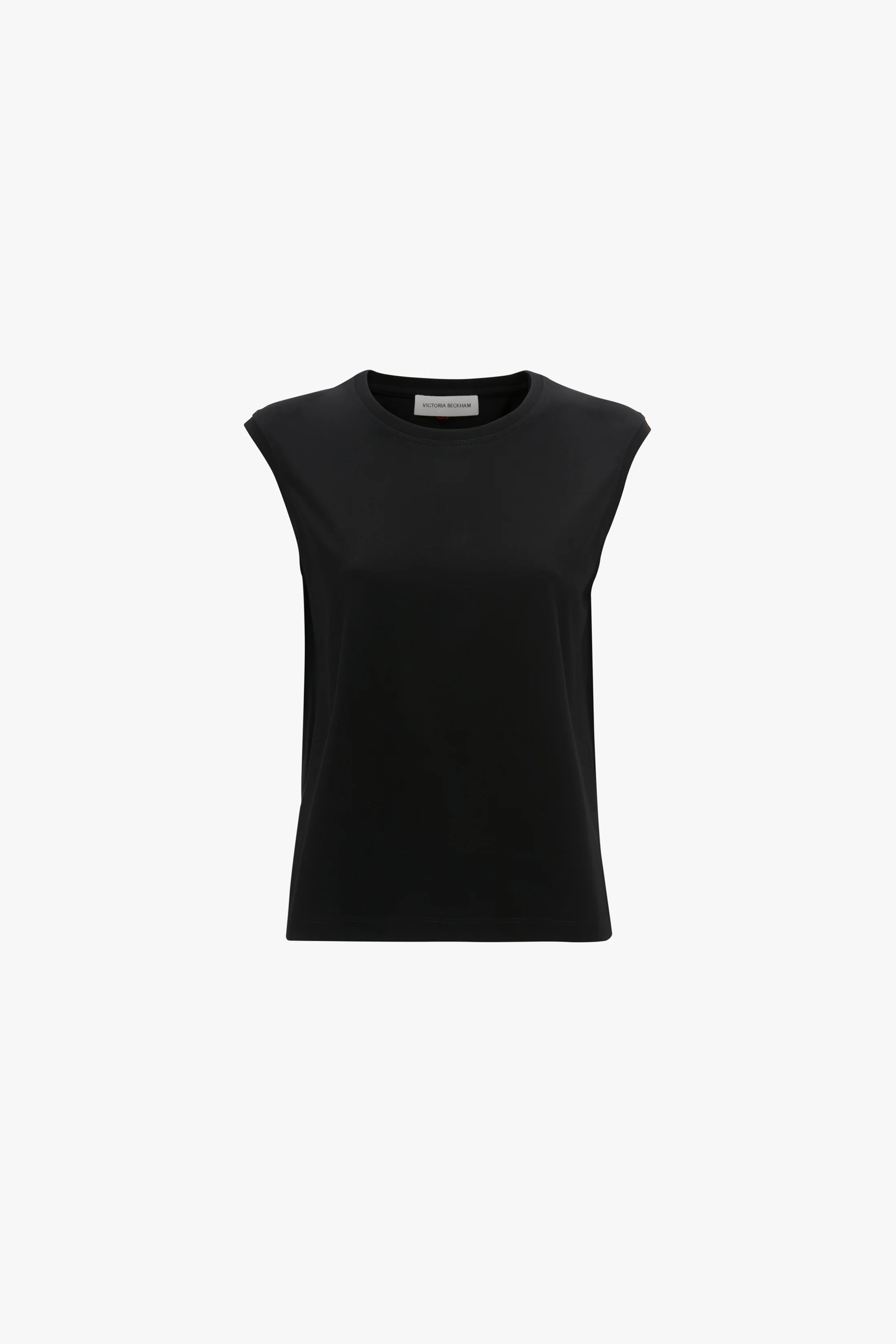 Sleeveless T-Shirt In Black - XNAUWBI