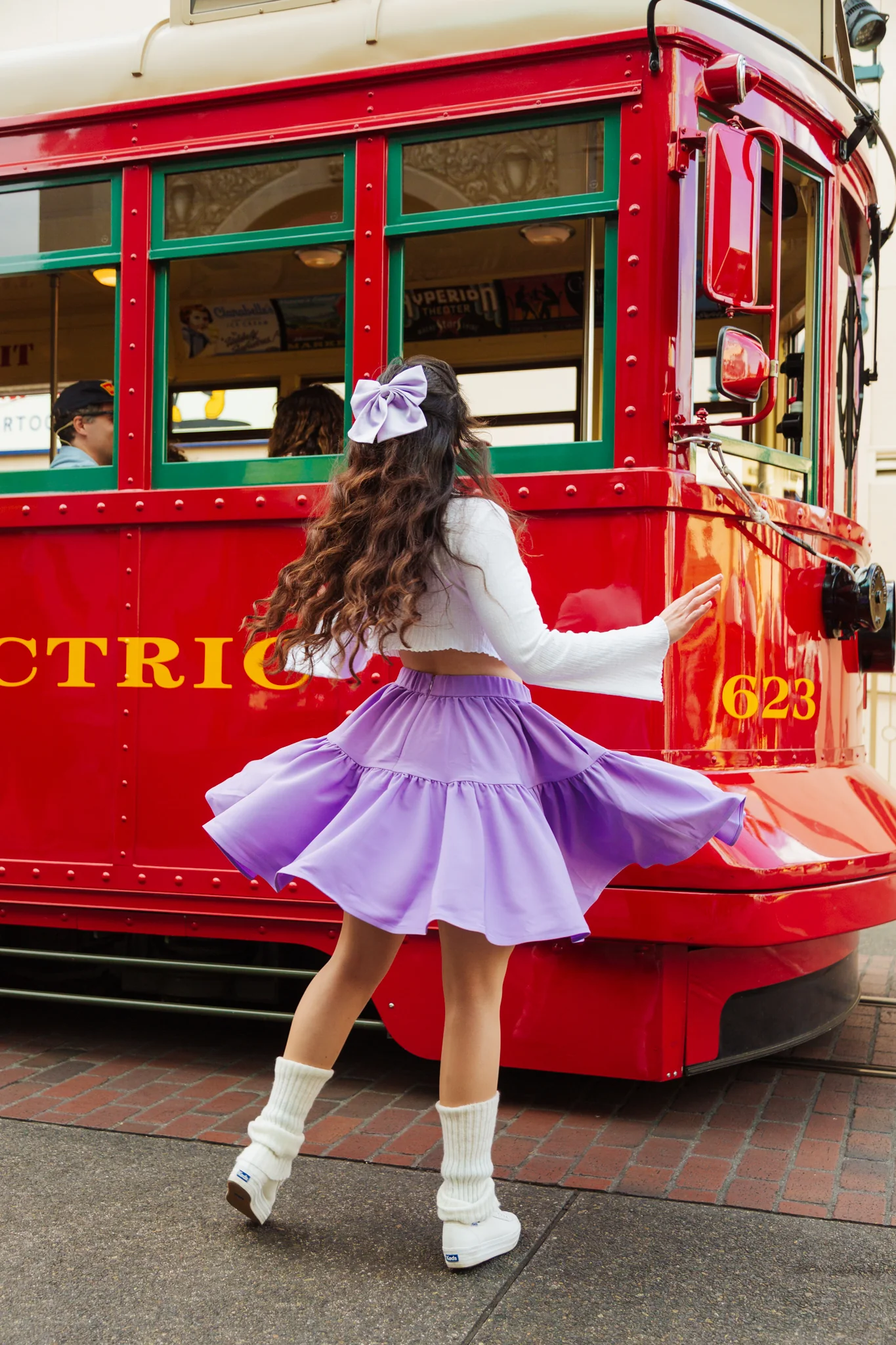 Twirl Skirt in Palace Purple - XNAUWBI