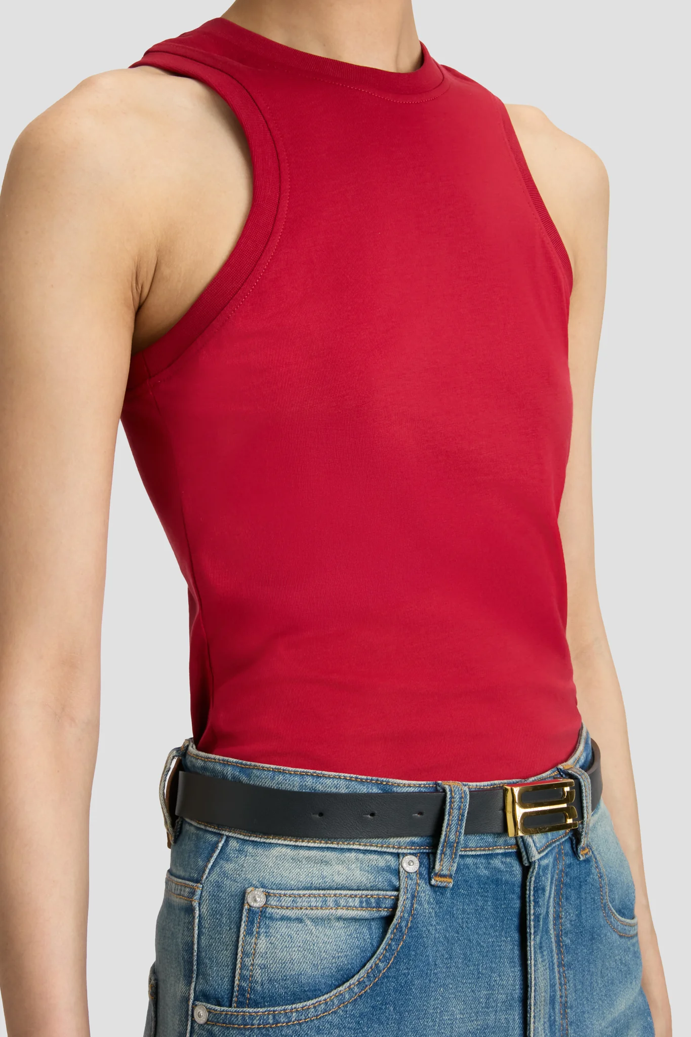 Tank Top In Rose - XNAUWBI