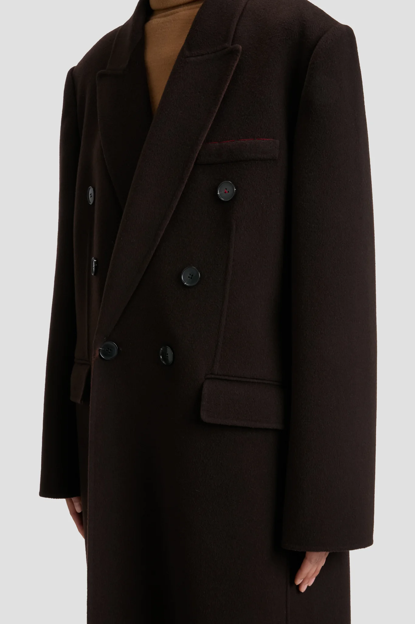 Overcoat In Dark Chocolate - XNAUWBI