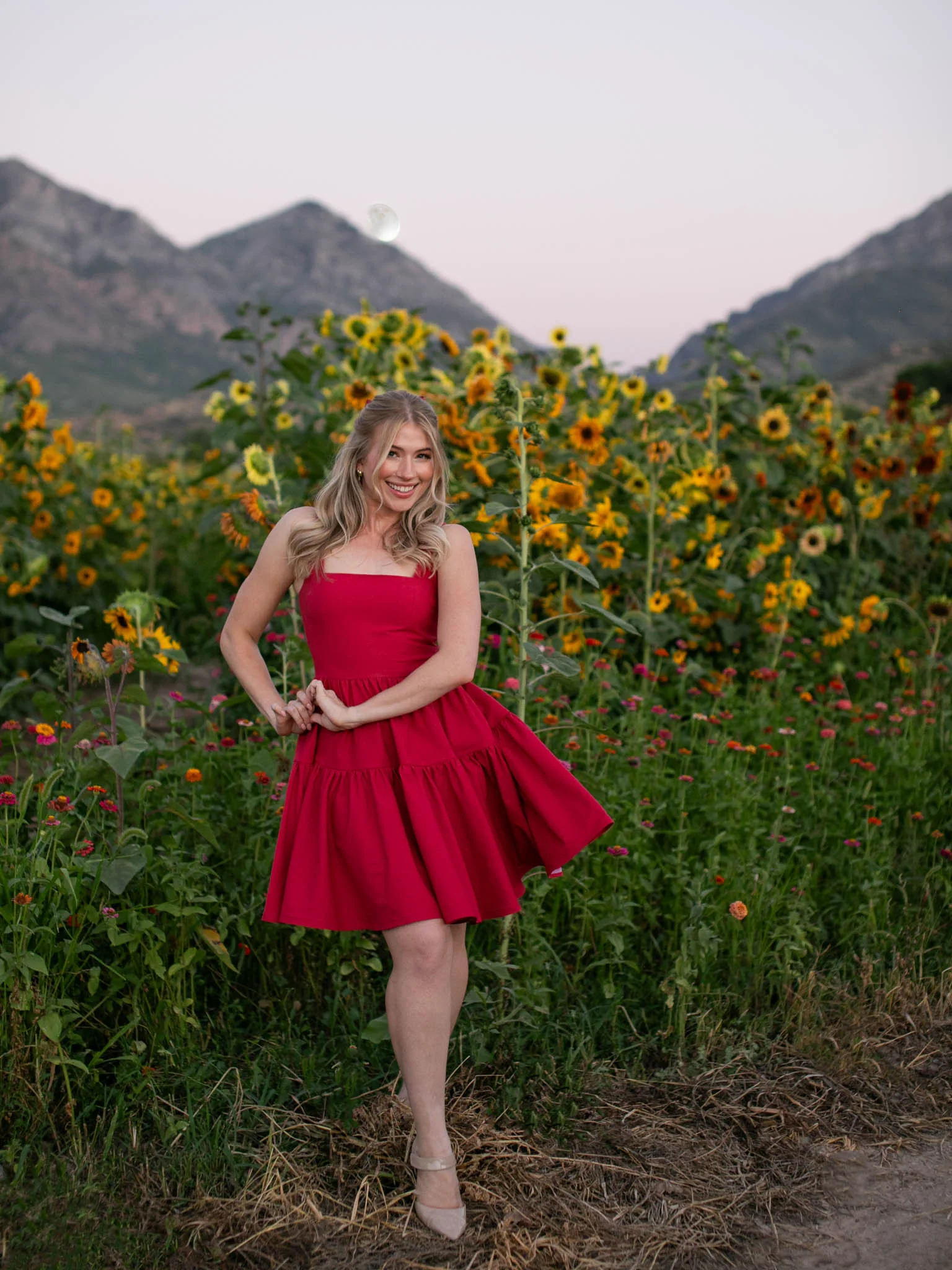 Journey dress in Poppy Red - XNAUWBI