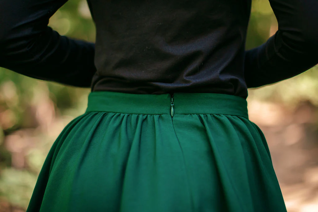 Madonna Skirt in Evergreen - XNAUWBI