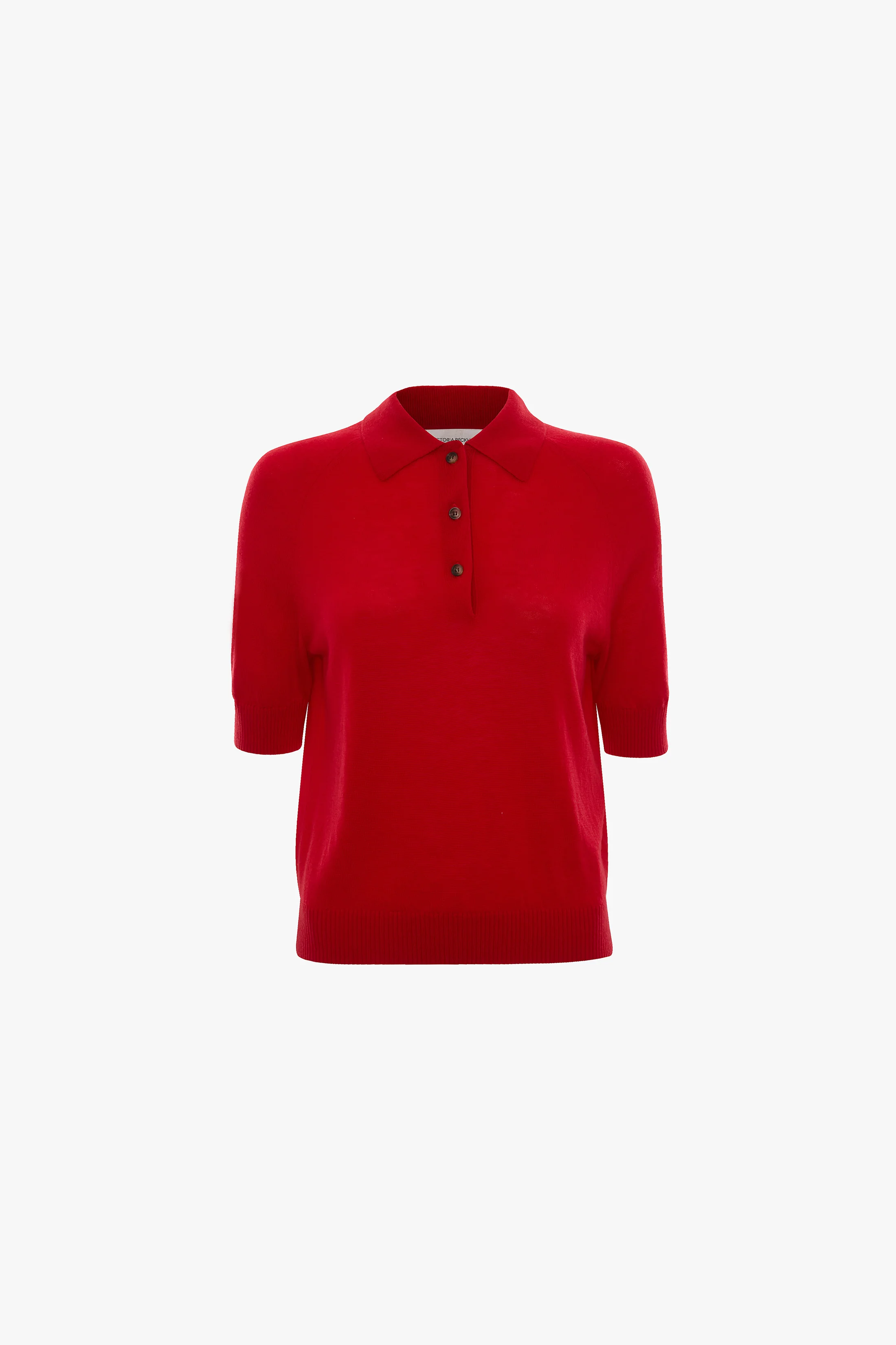 Polo Top In Cardinal Red - XNAUWBI