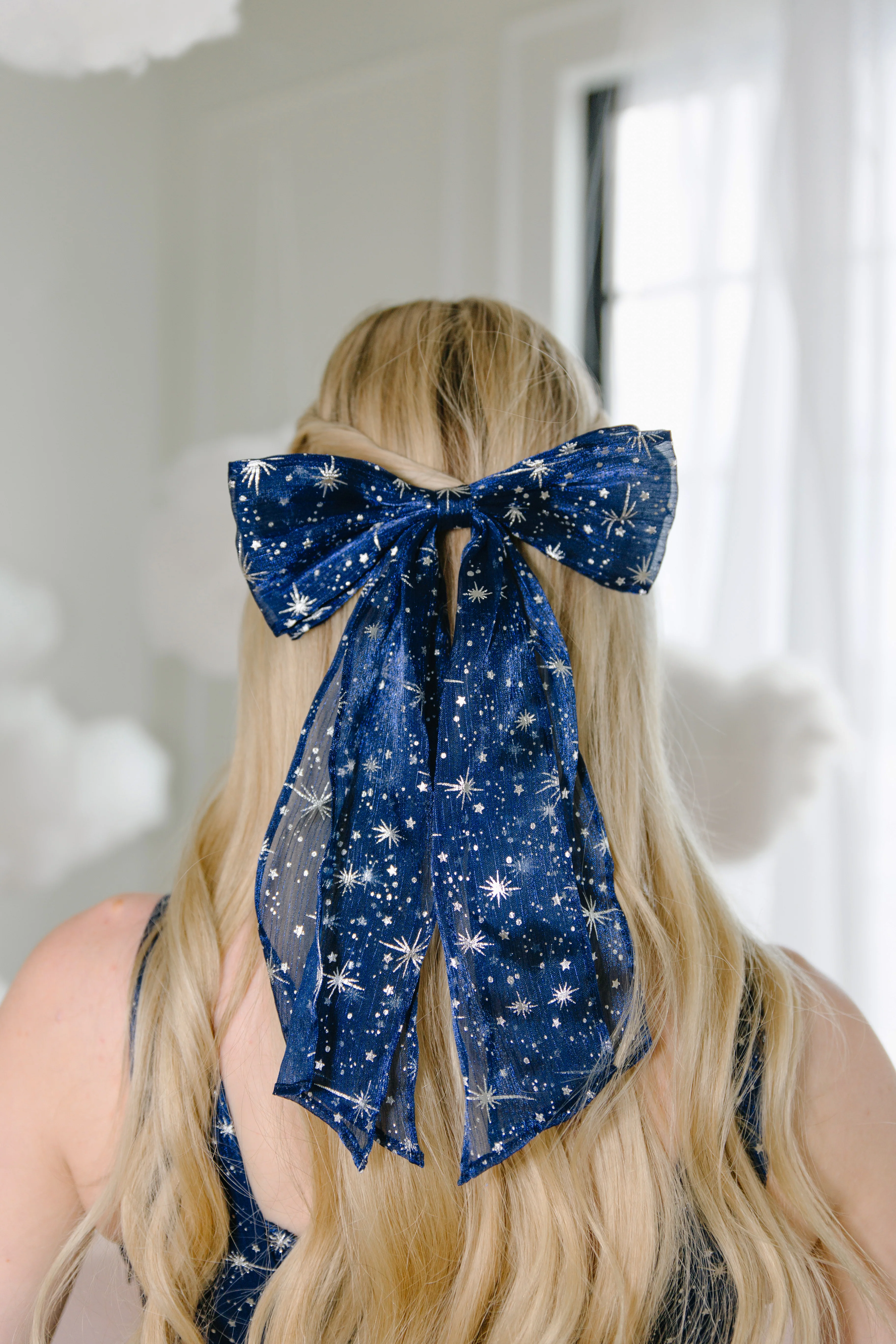Hair Bow in Starlight - XNAUWBI