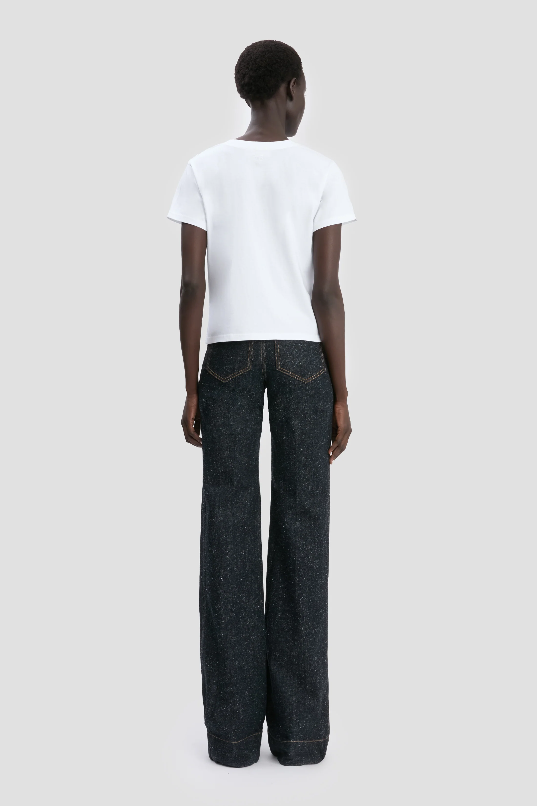 Shrunken Fit T-Shirt In White - XNAUWBI