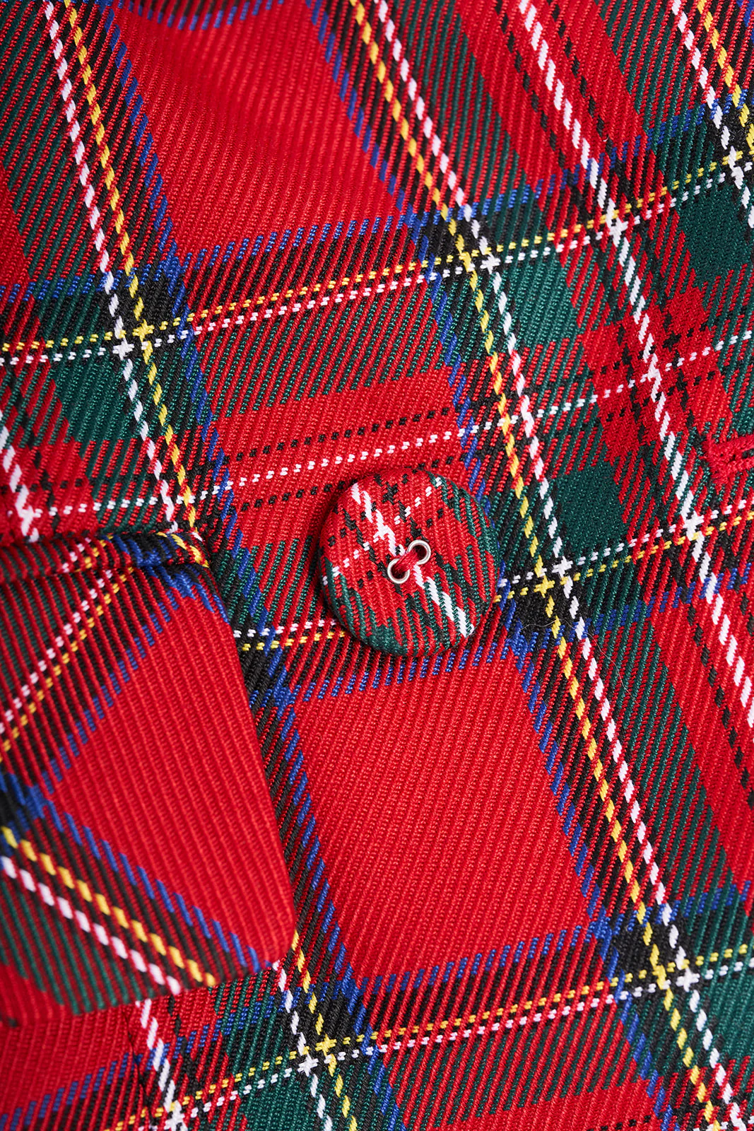 Vest in Red Plaid - XNAUWBI