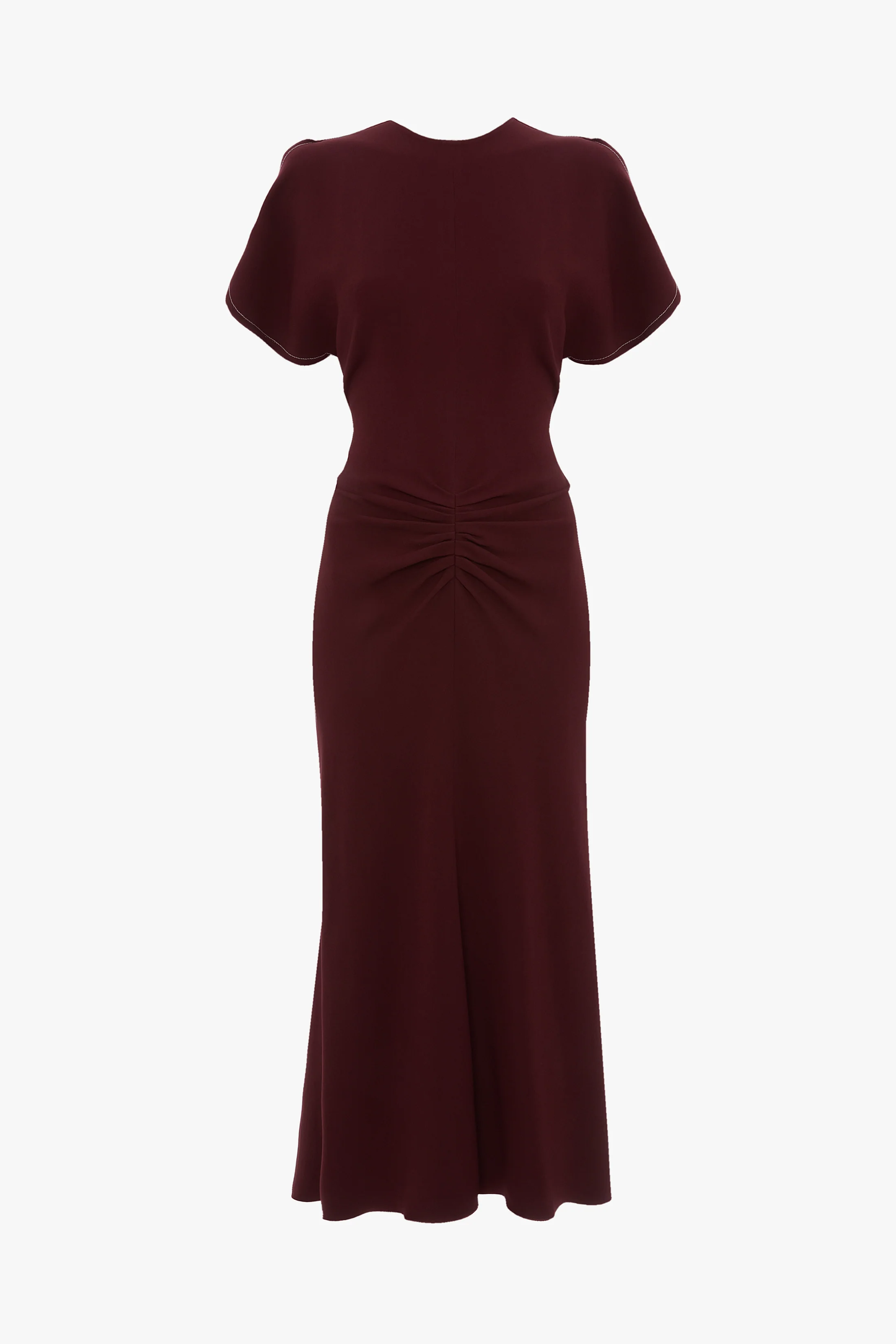 Bela Midi Dress In Cinnabar Red - XNAUWBI