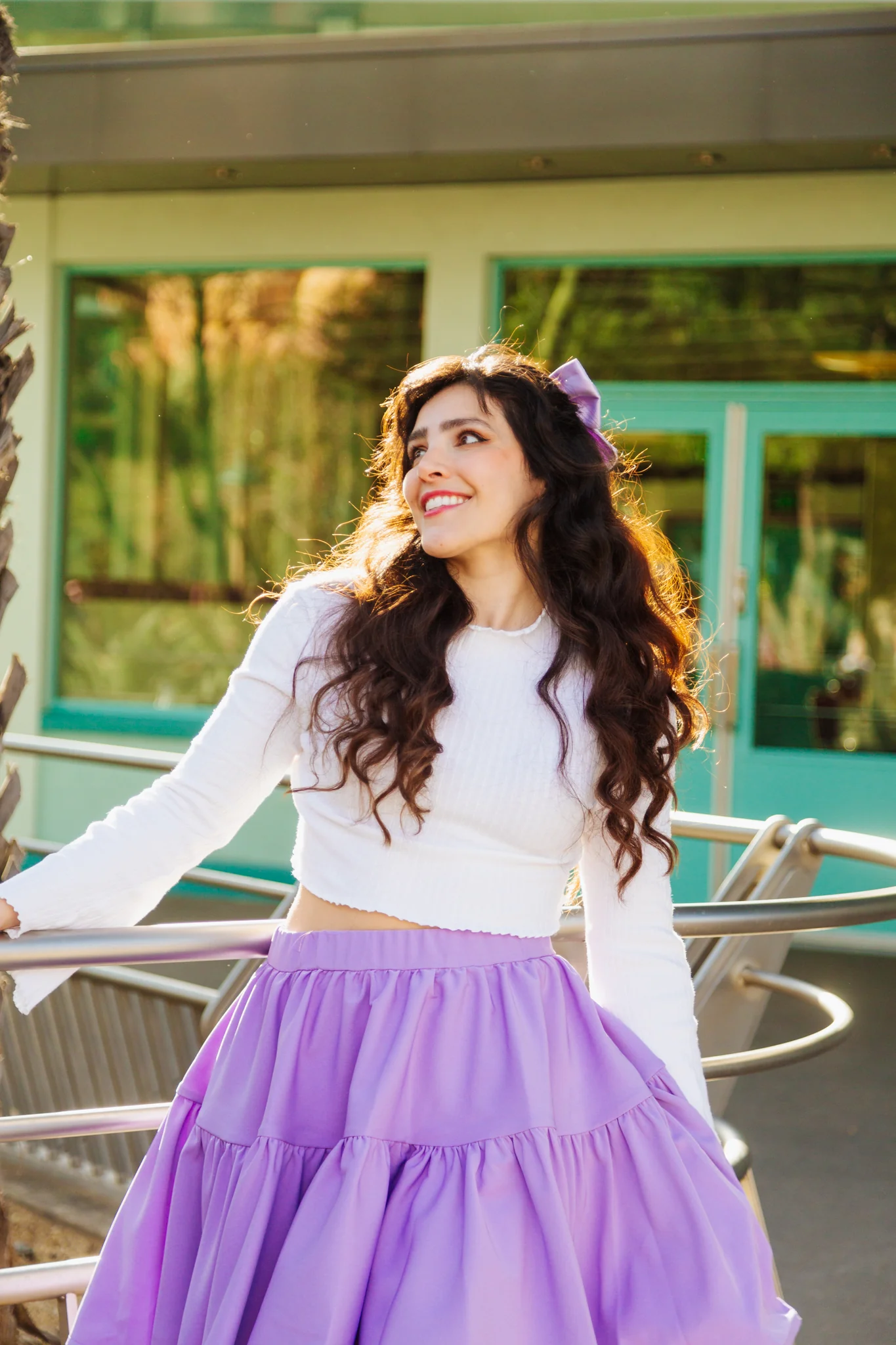Twirl Skirt in Palace Purple - XNAUWBI