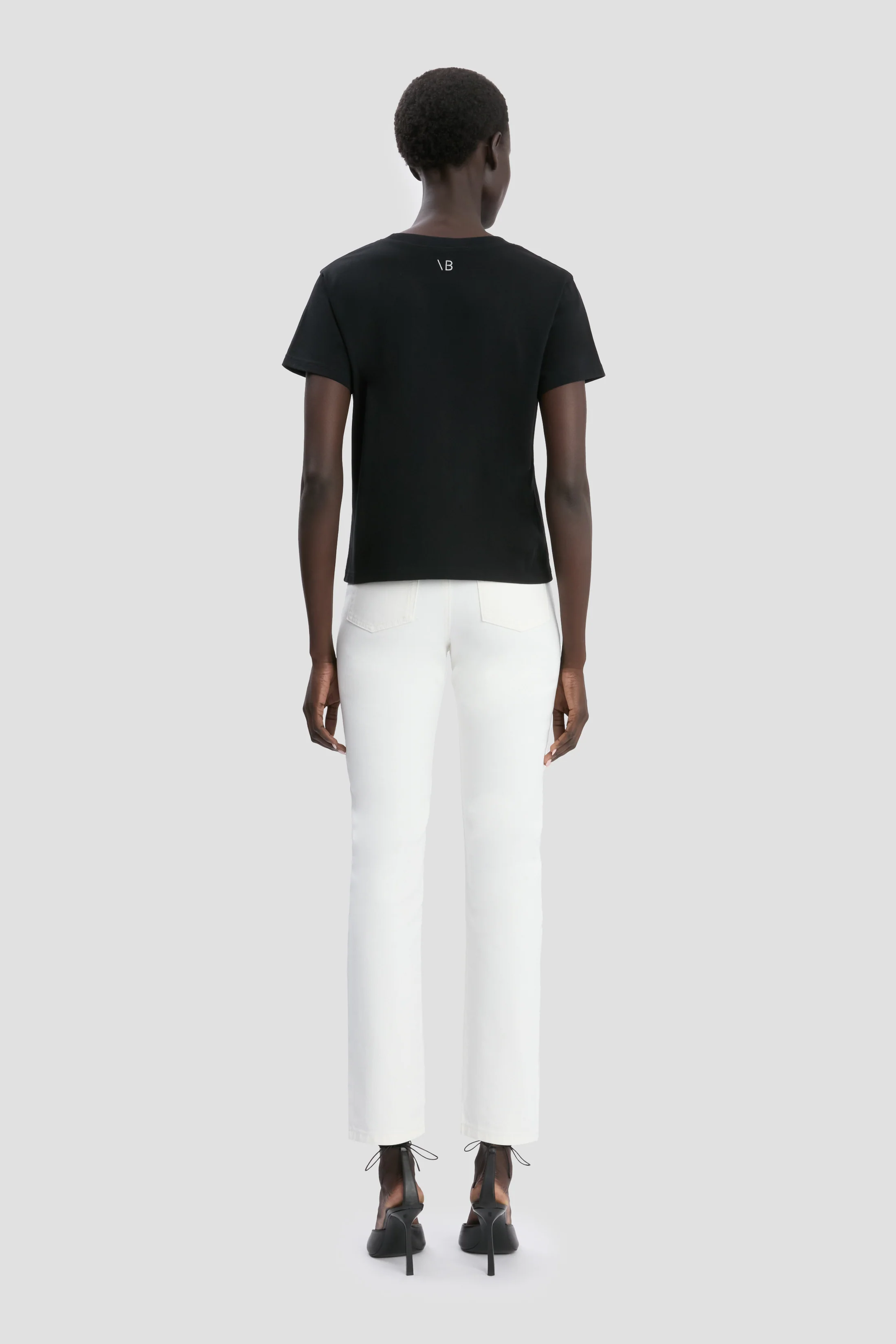 Shrunken Fit T-Shirt In Black - XNAUWBI