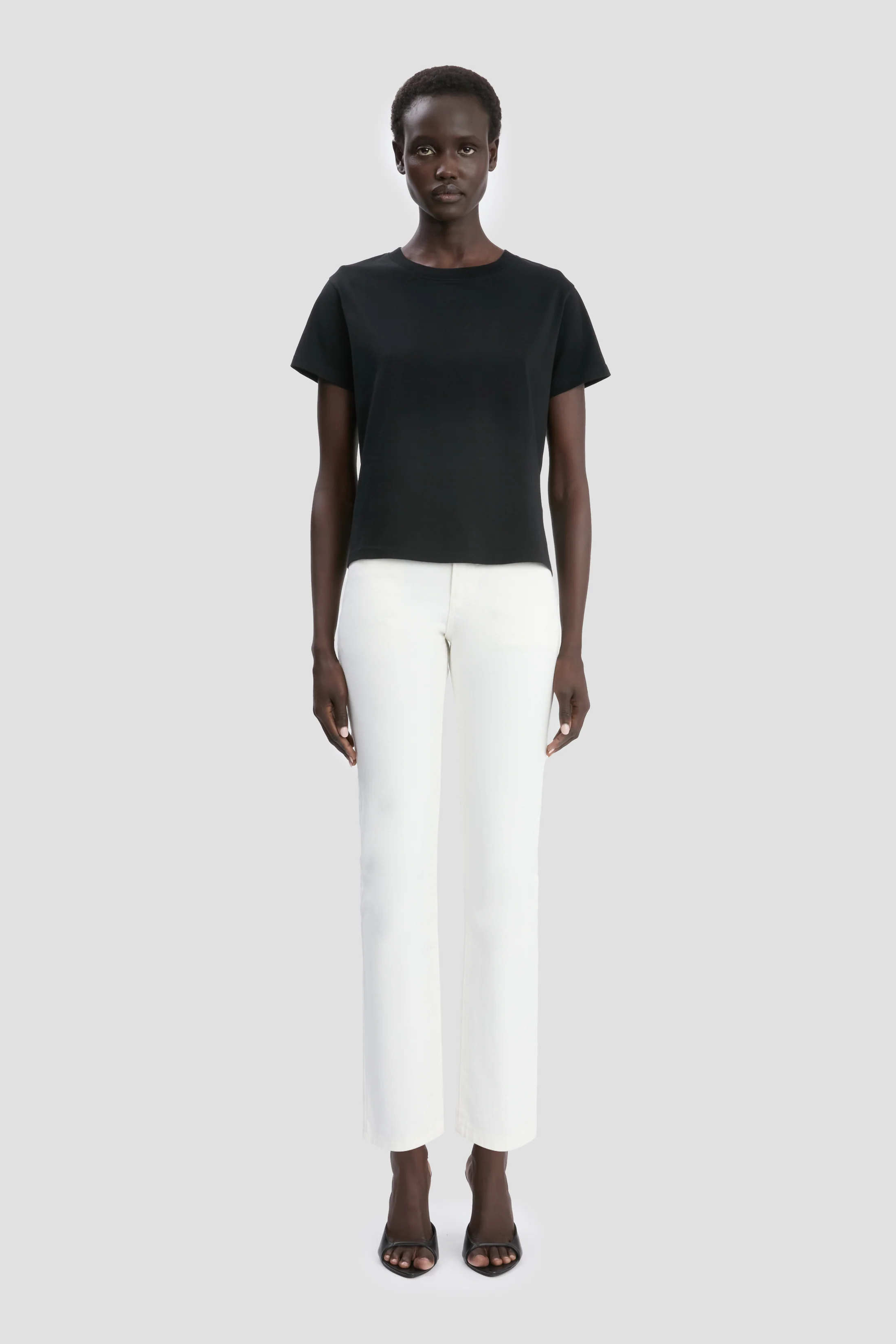 Shrunken Fit T-Shirt In Black - XNAUWBI