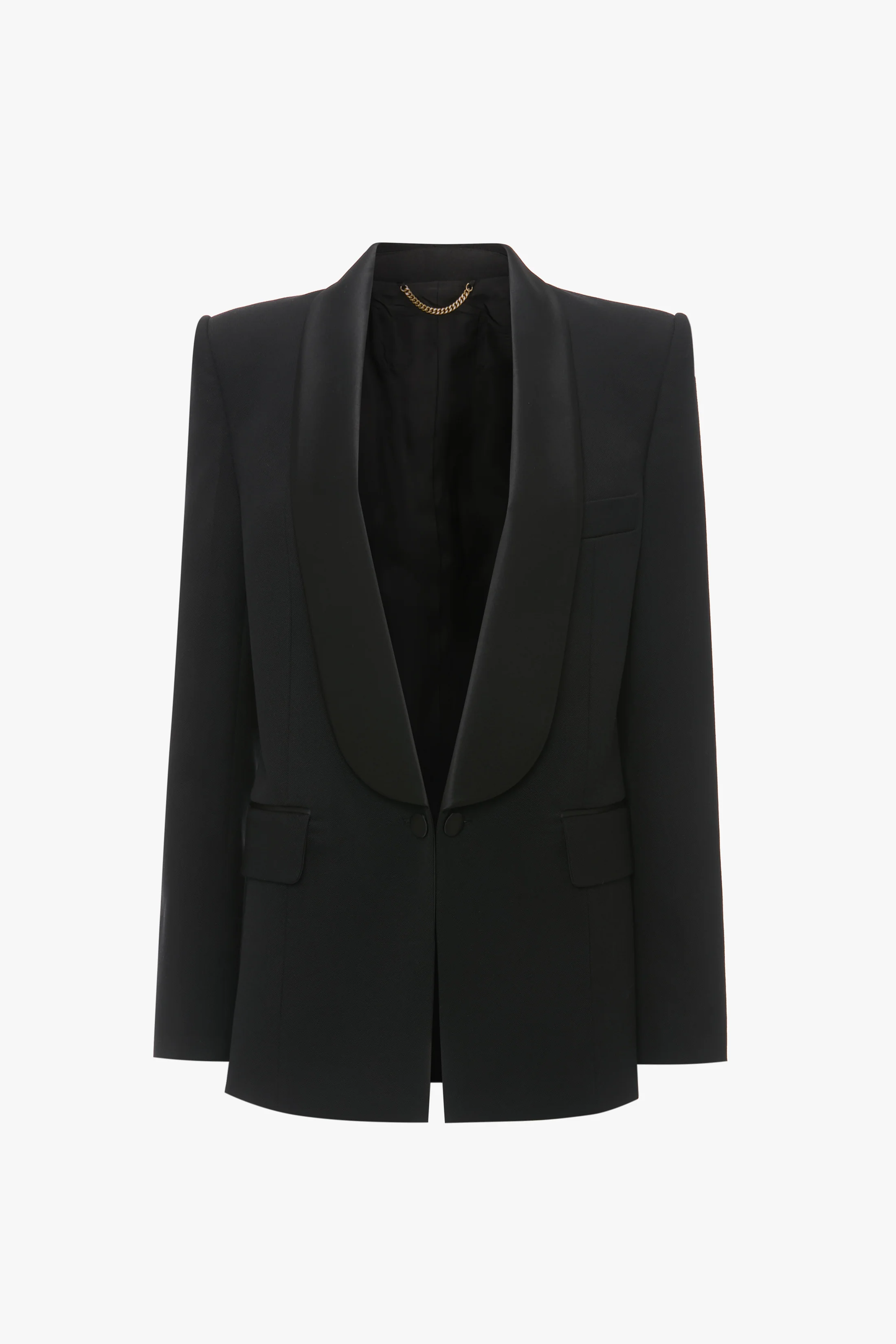 Shawl Collar Tux Jacket In Black - XNAUWBI