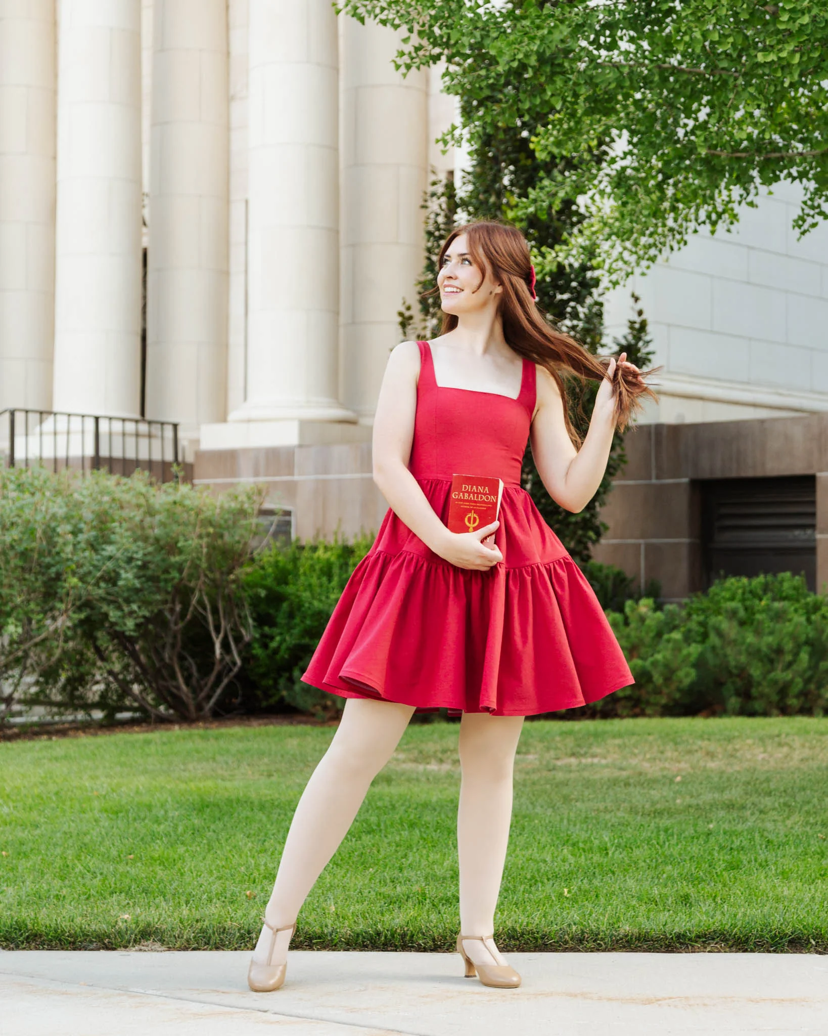 Journey dress in Poppy Red - XNAUWBI