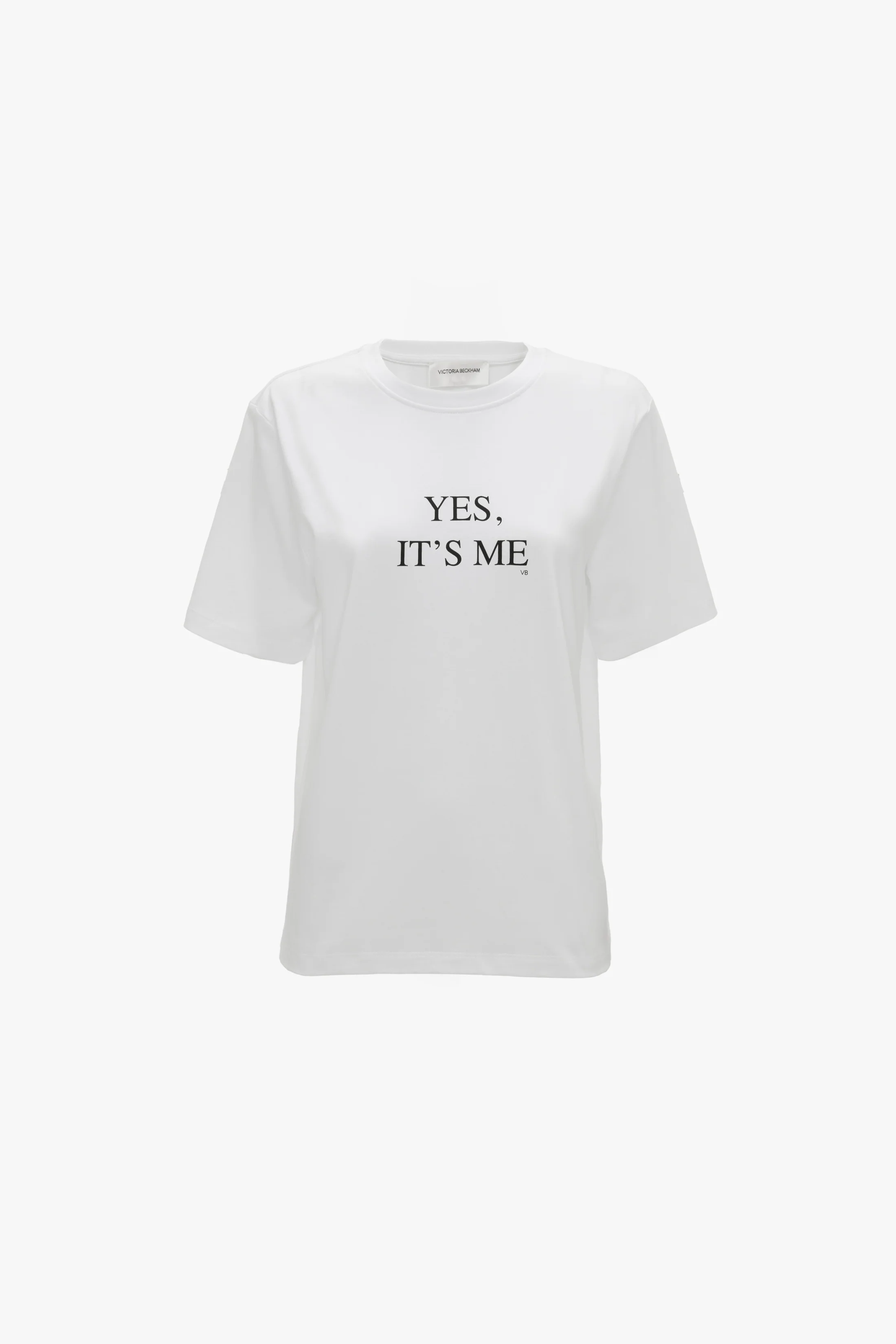 Slogan Tee In White Yes, It's Me - XNAUWBI