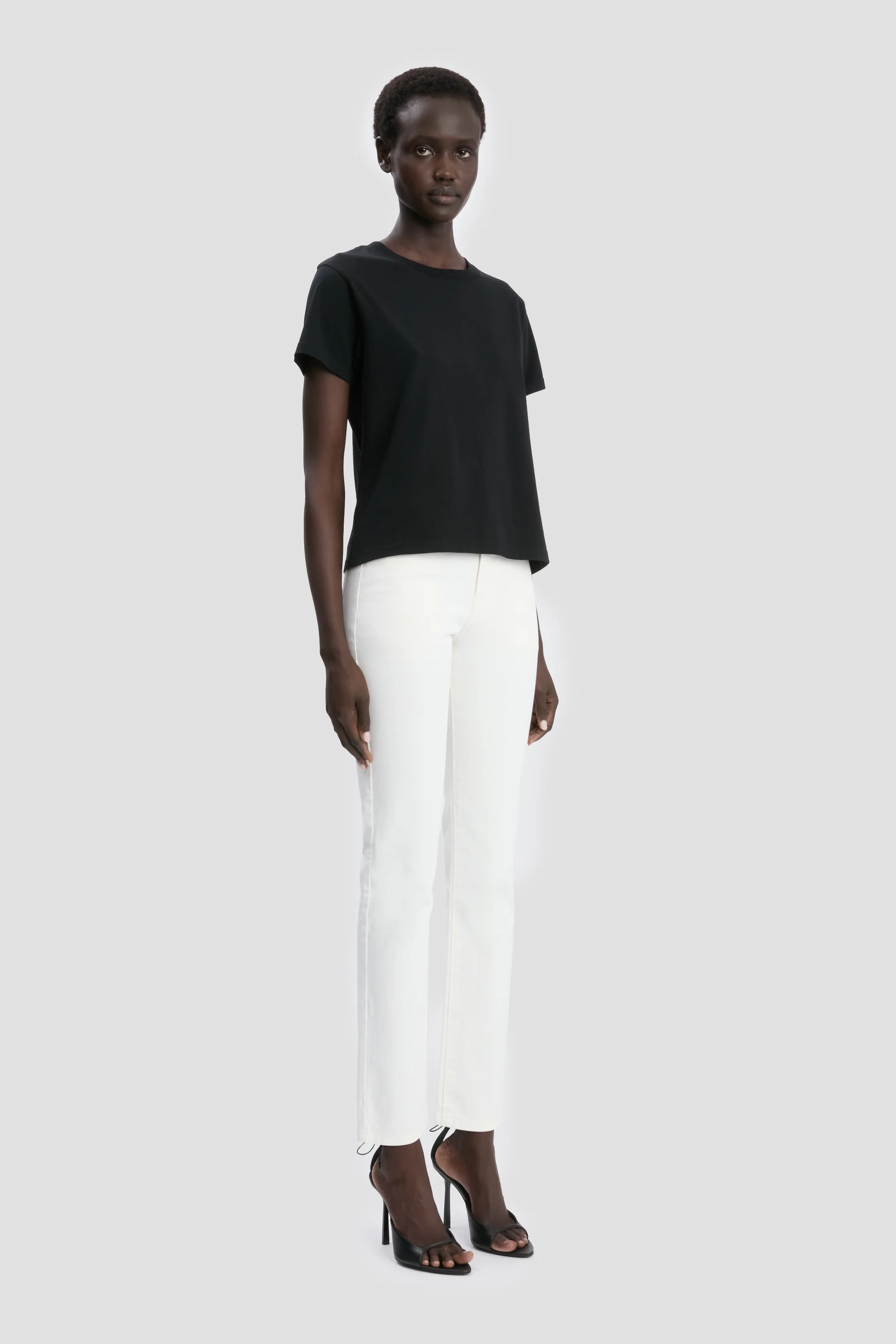Shrunken Fit T-Shirt In Black - XNAUWBI