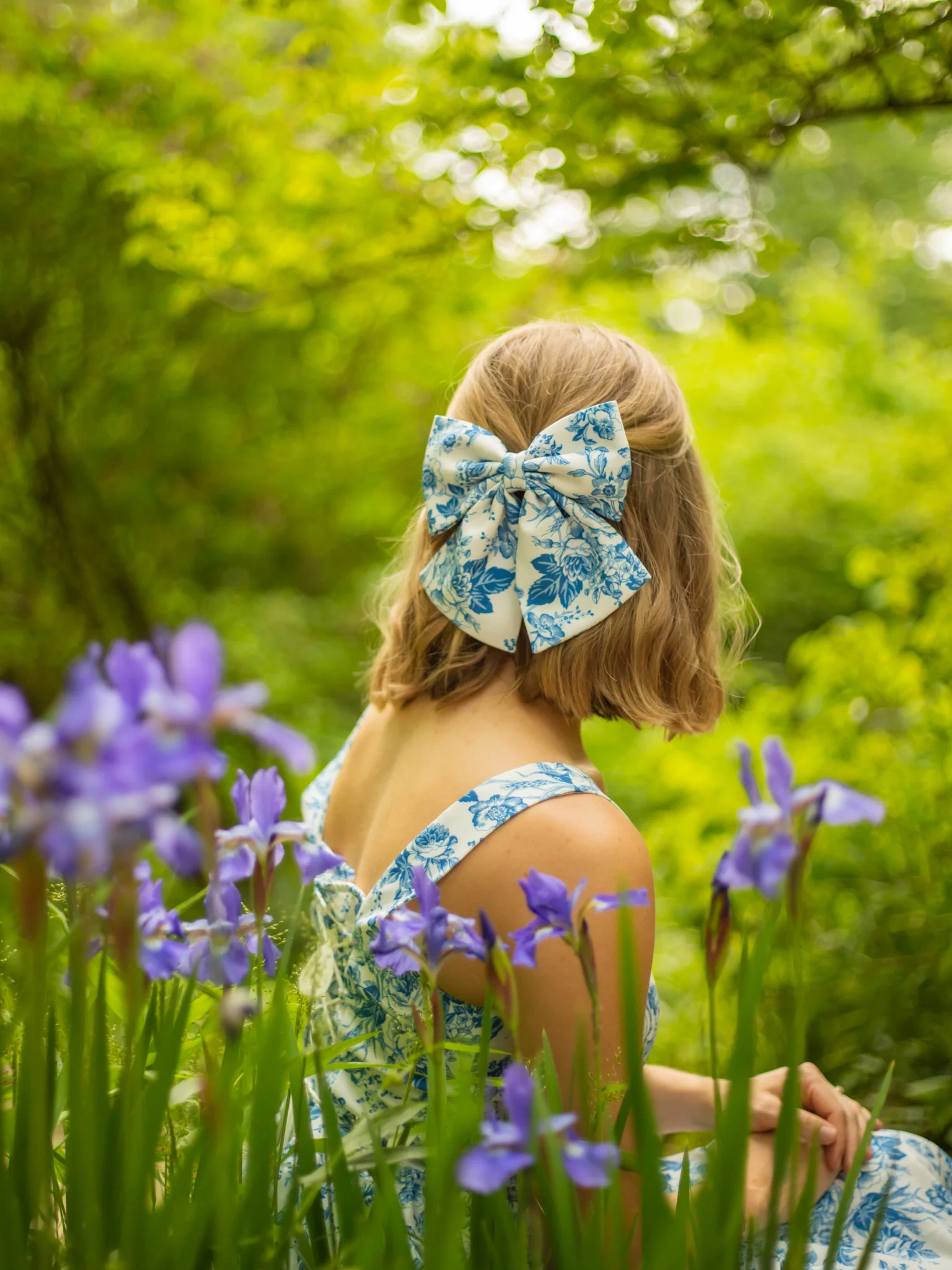 Hair Bow in Countryside - XNAUWBI