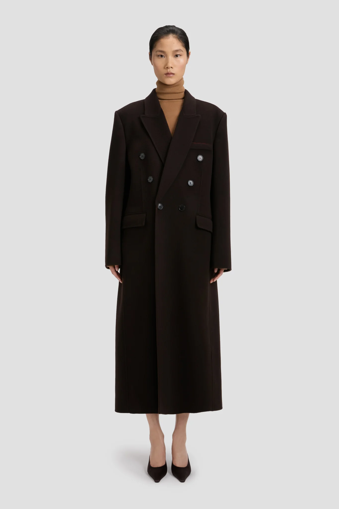 Overcoat In Dark Chocolate - XNAUWBI