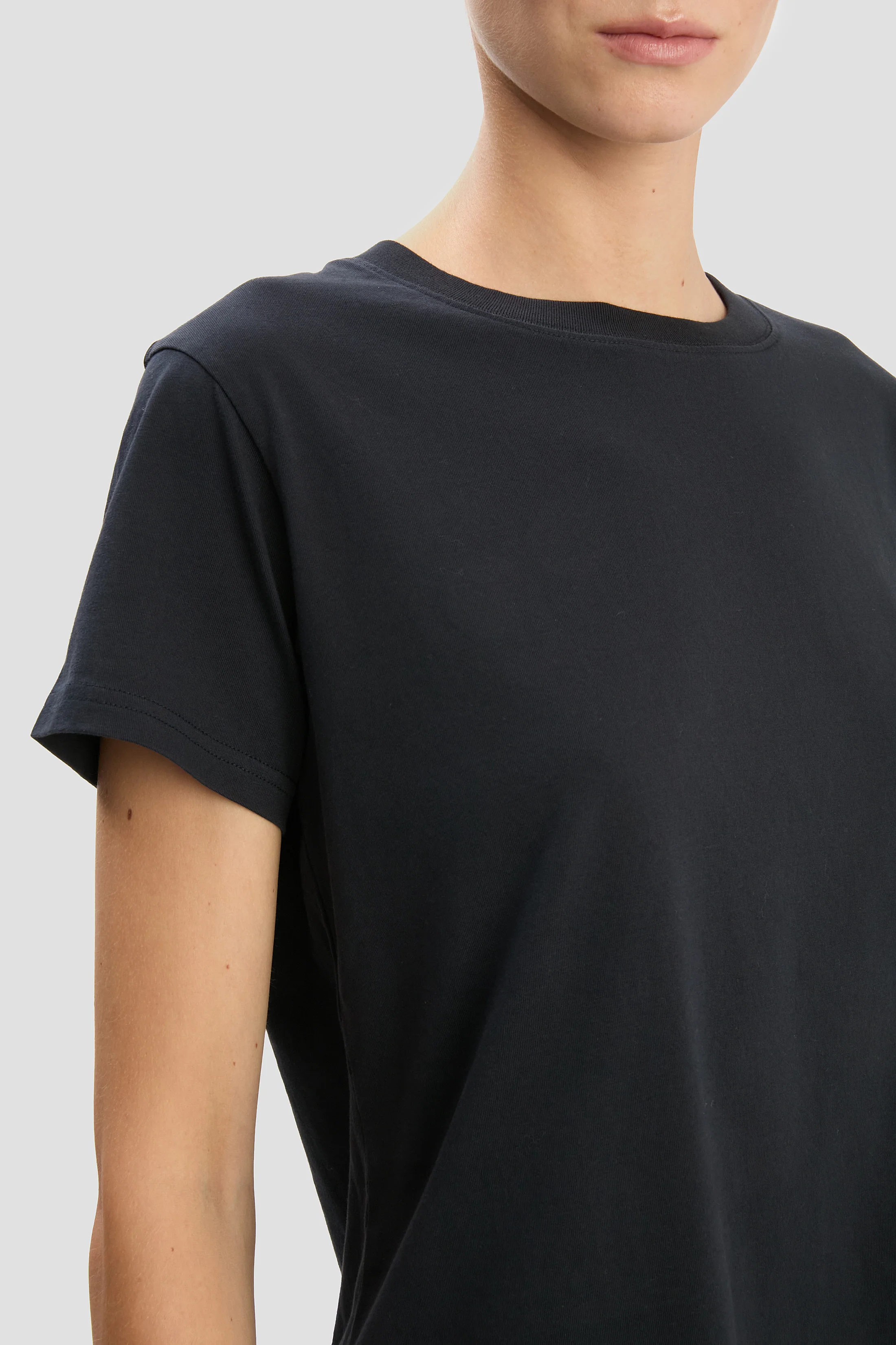 Shrunken Fit T-Shirt In Navy - XNAUWBI