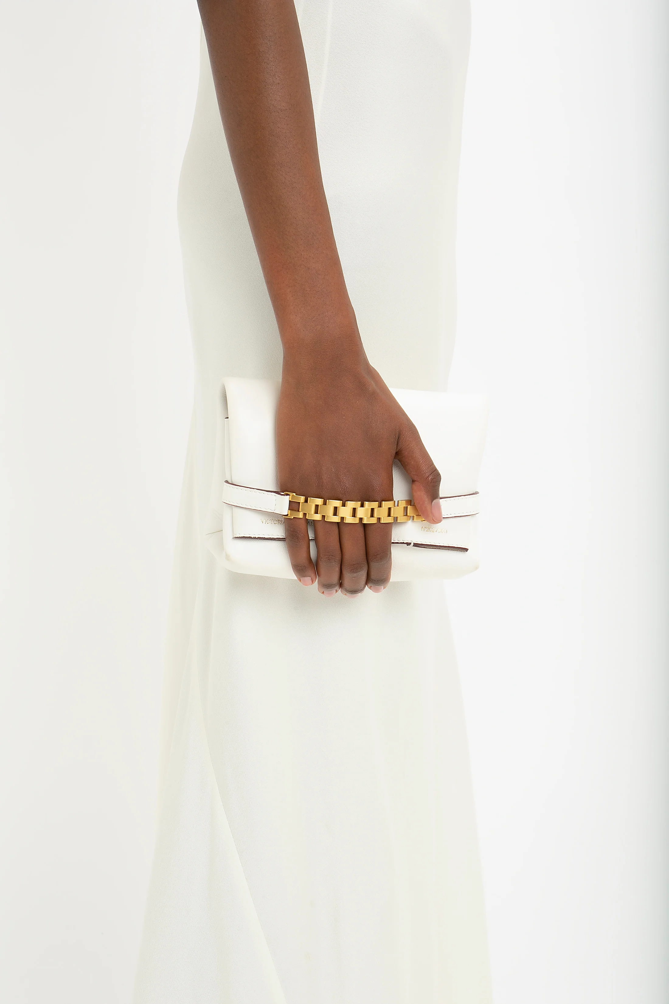 Floor-Length Cami Dress In Ivory - XNAUWBI
