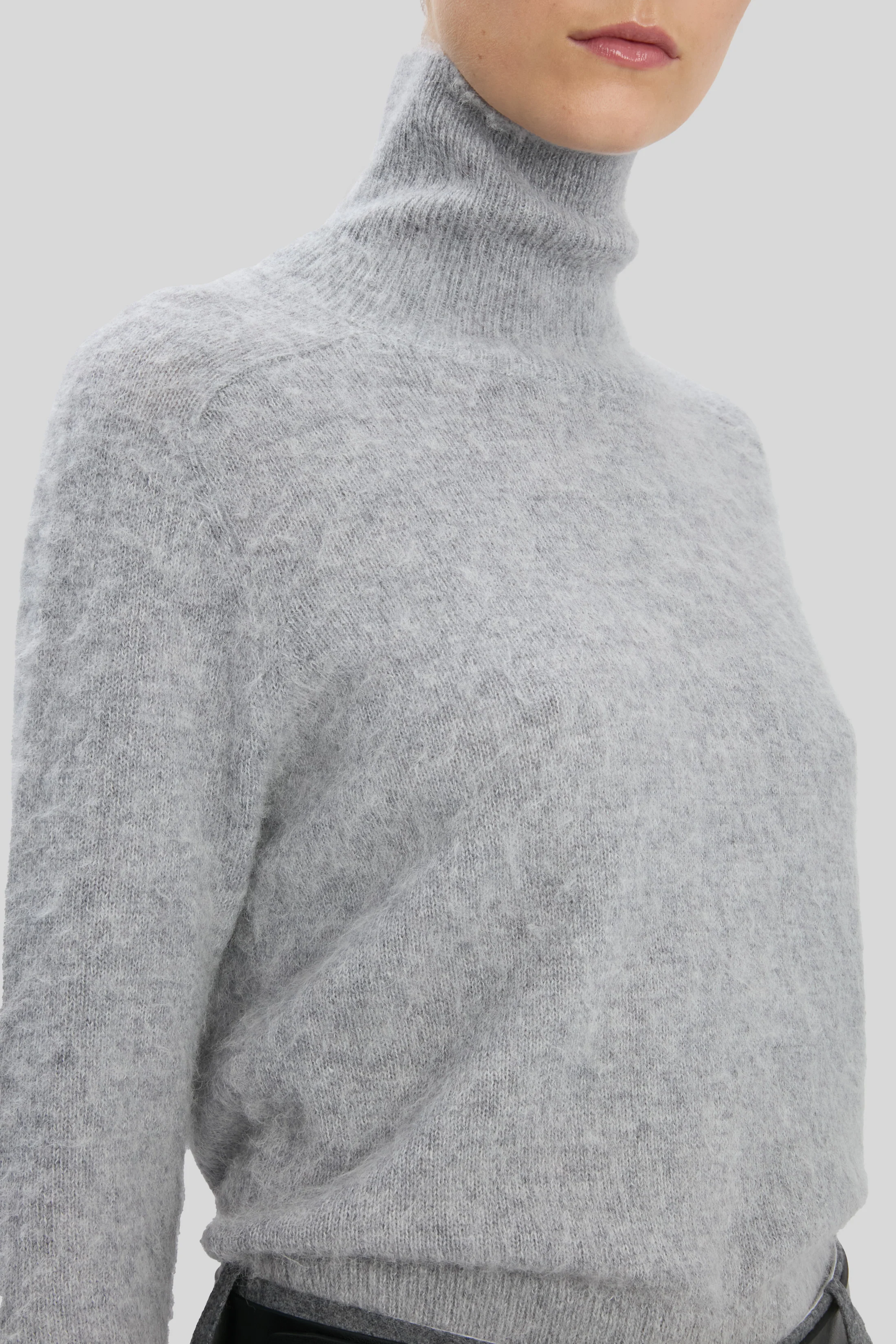 Marie Jumper In Grey Melange - XNAUWBI