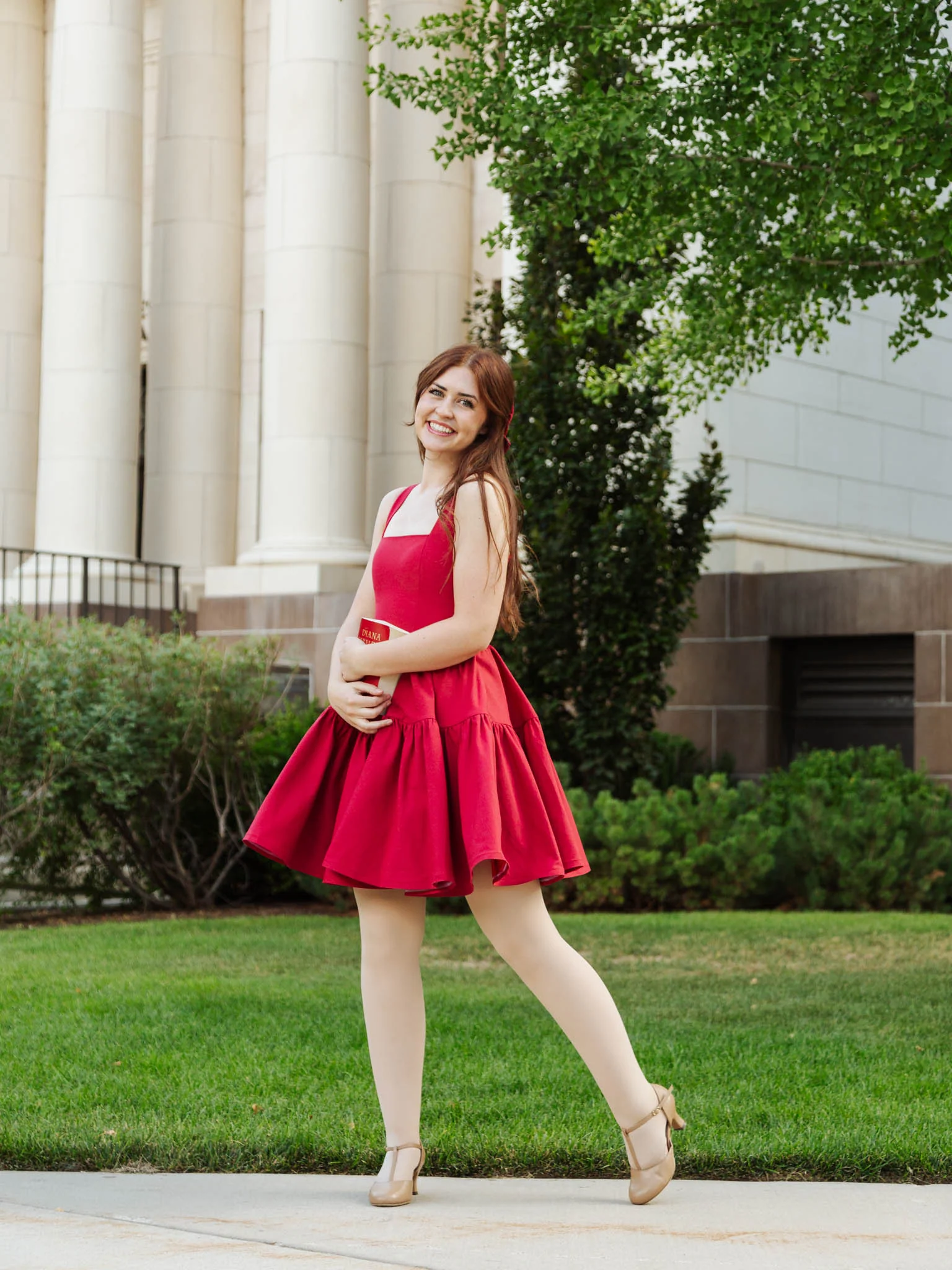 Journey dress in Poppy Red - XNAUWBI