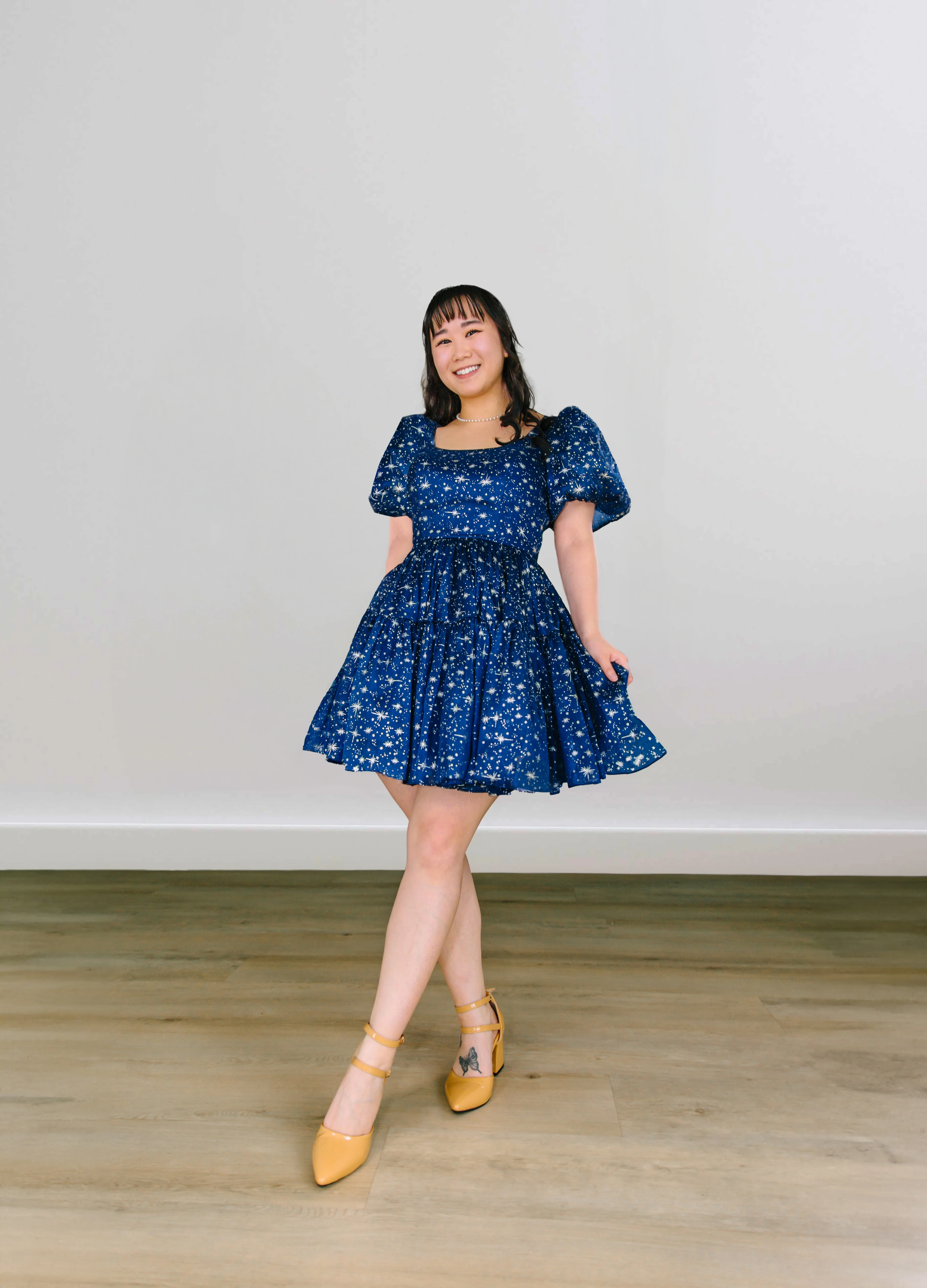 Princess Puff Dress in Starlight - XNAUWBI