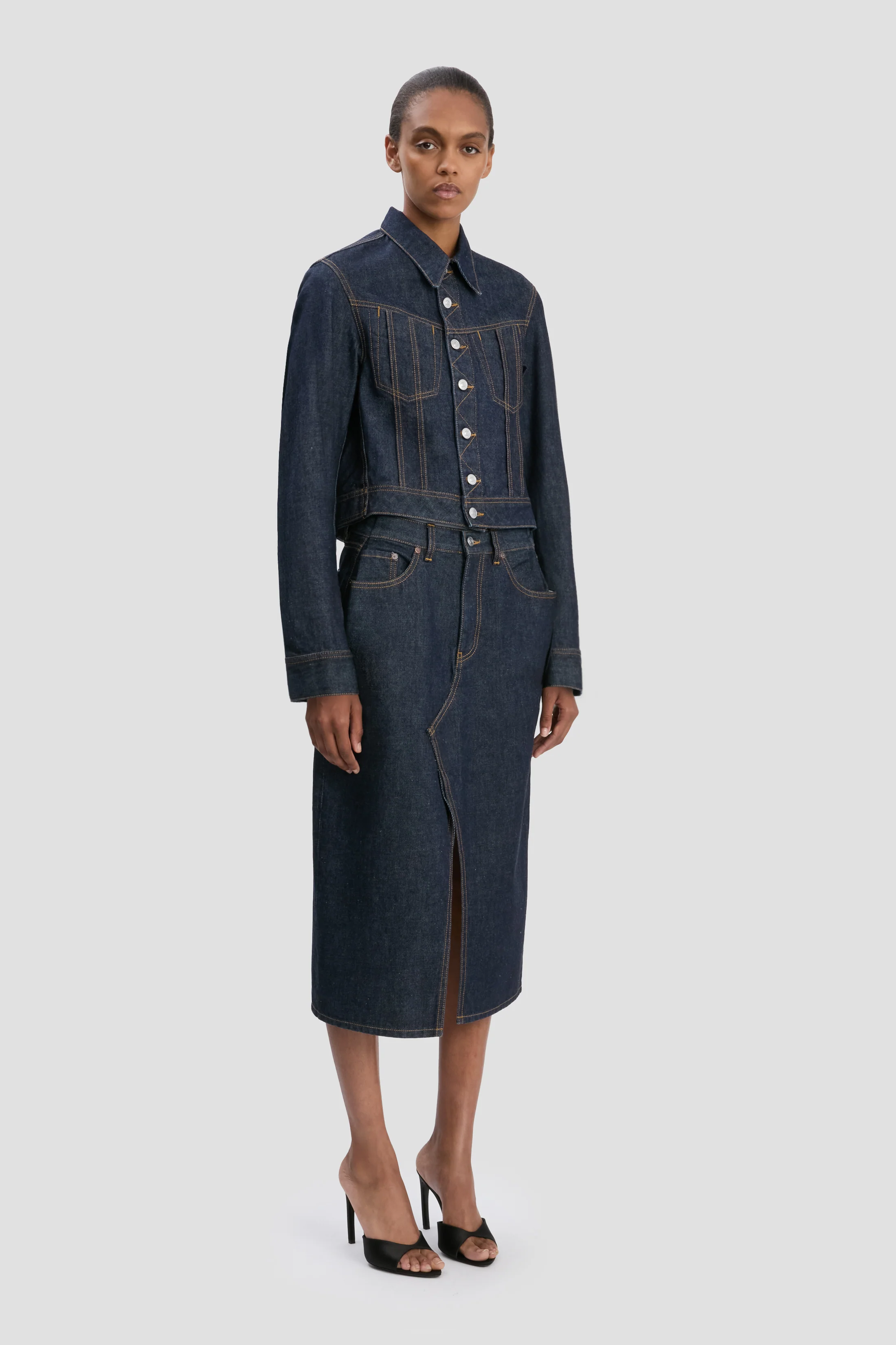 Denim Jacket In Light Rinse - XNAUWBI