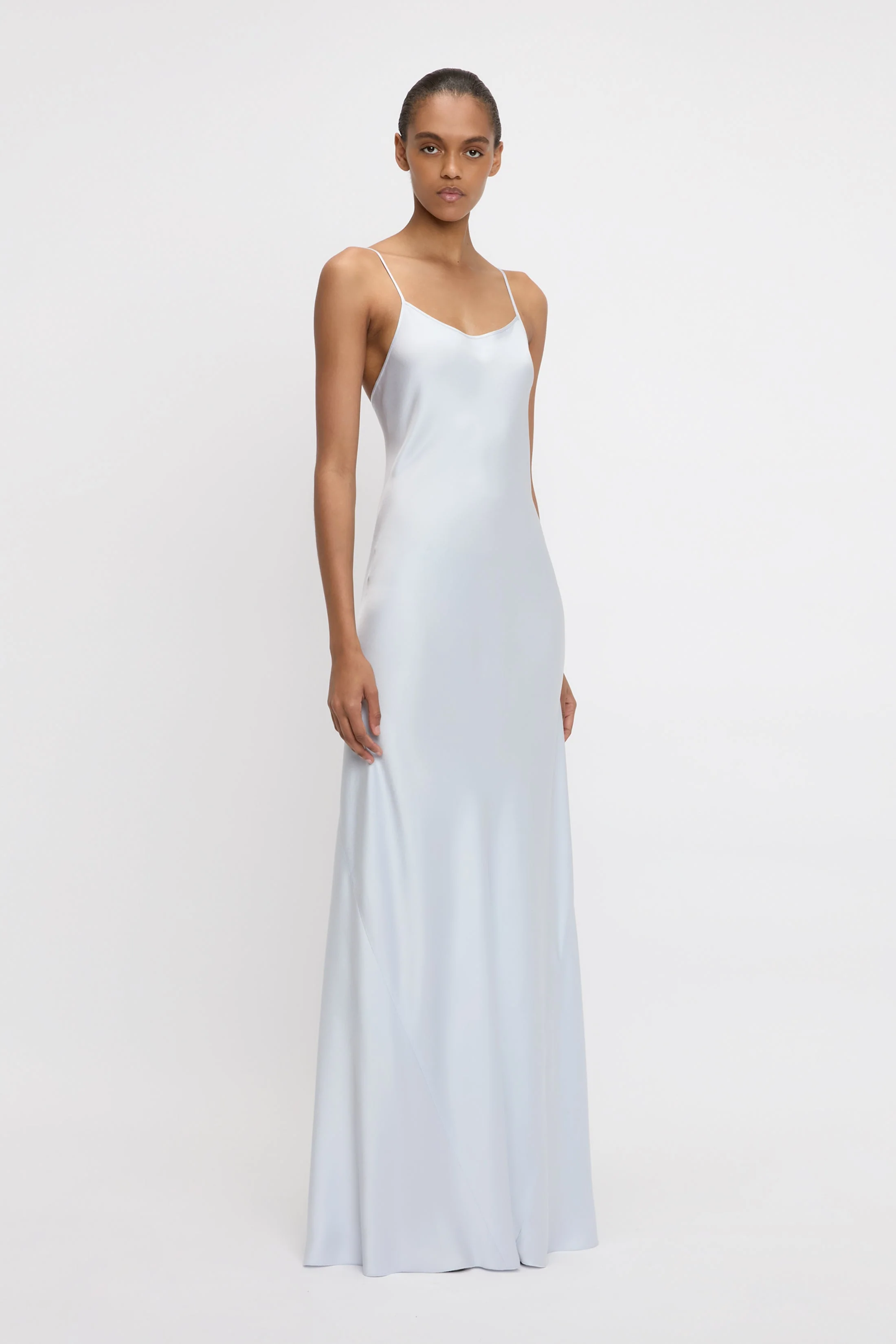 Cami Floor-Length Dress In Ice - XNAUWBI