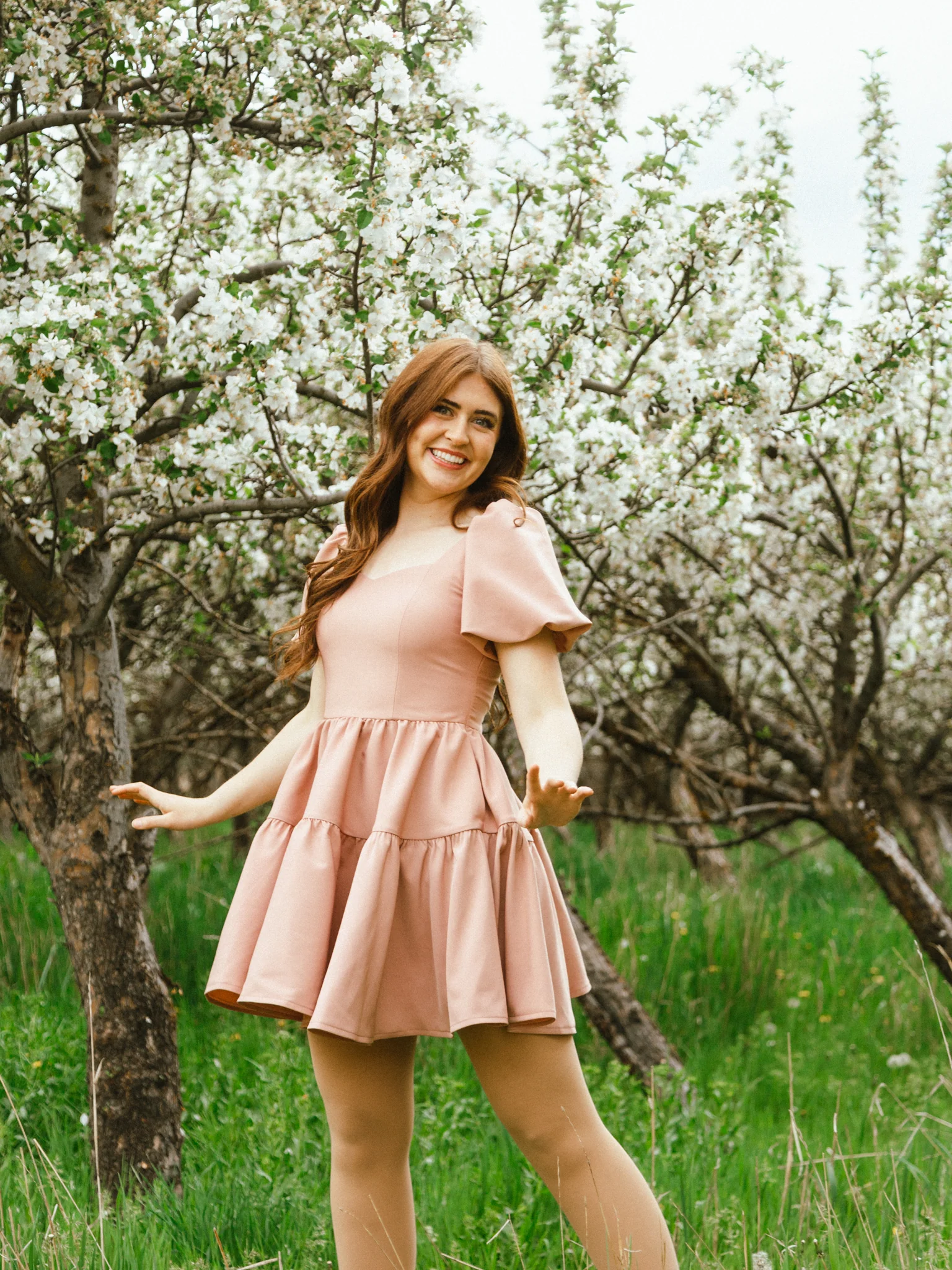 Princess Puff Dress in Rosie Pink - XNAUWBI