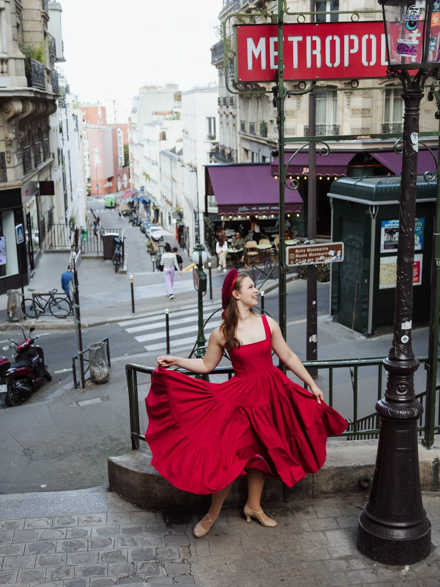 Madonna Midi Dress in Poppy - XNAUWBI