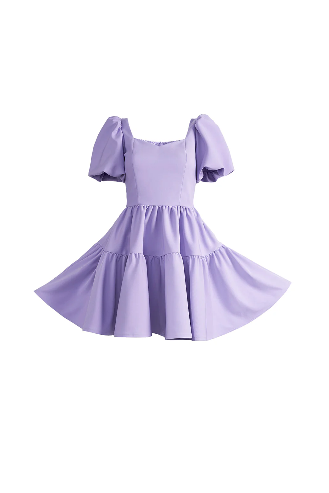 Princess Puff Dress in Palace Purple - XNAUWBI