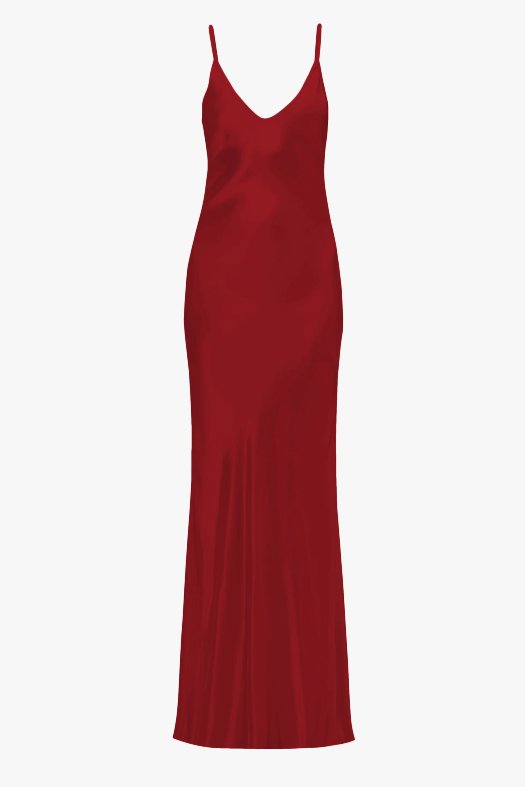 Low Back Cami Floor-Length Dress In Poppy Red - XNAUWBI
