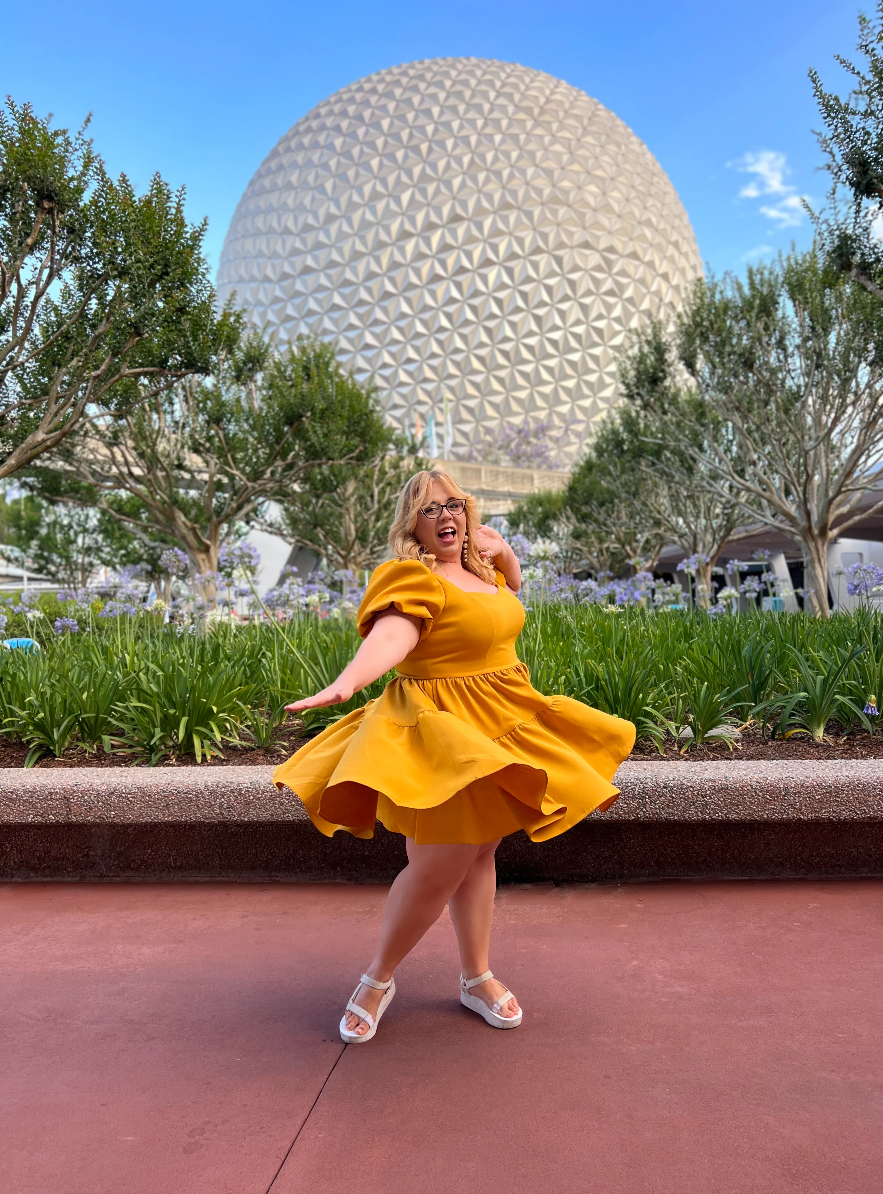 Princess Puff Dress in Golden Afternoon - XNAUWBI
