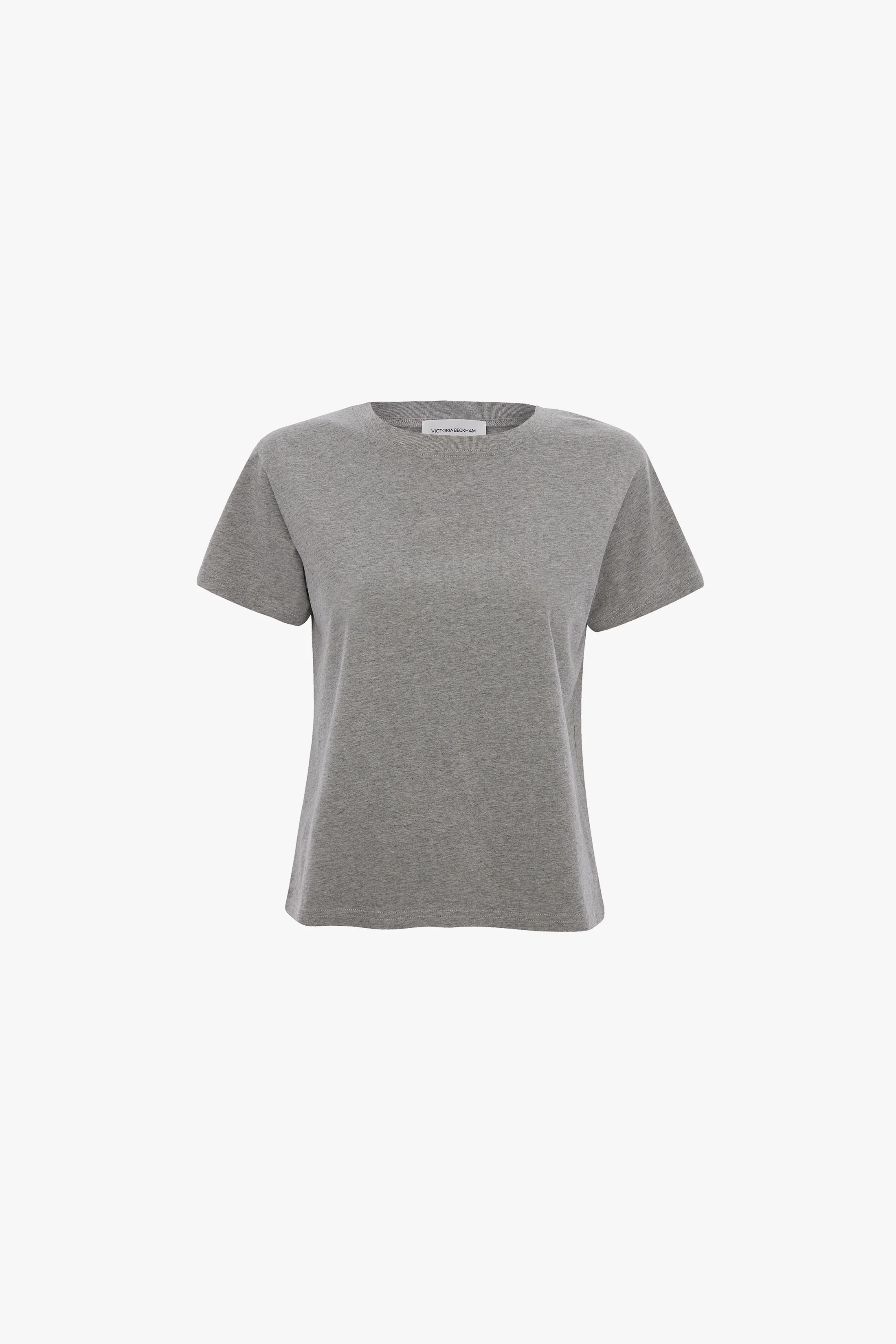 Shrunken Fit T-Shirt In Grey Marl - XNAUWBI