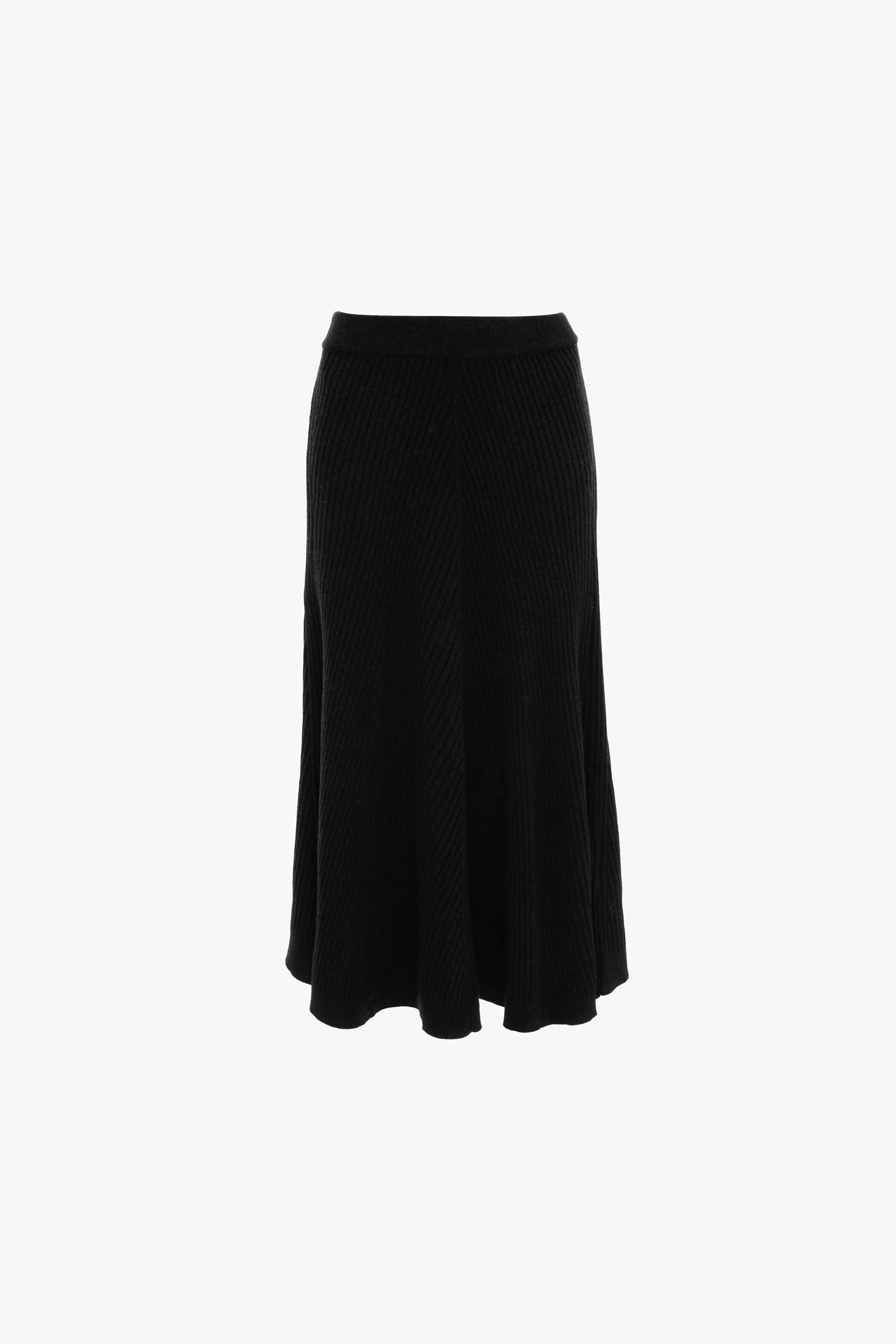 Ribbed Midi Knit Skirt In Oregano - XNAUWBI