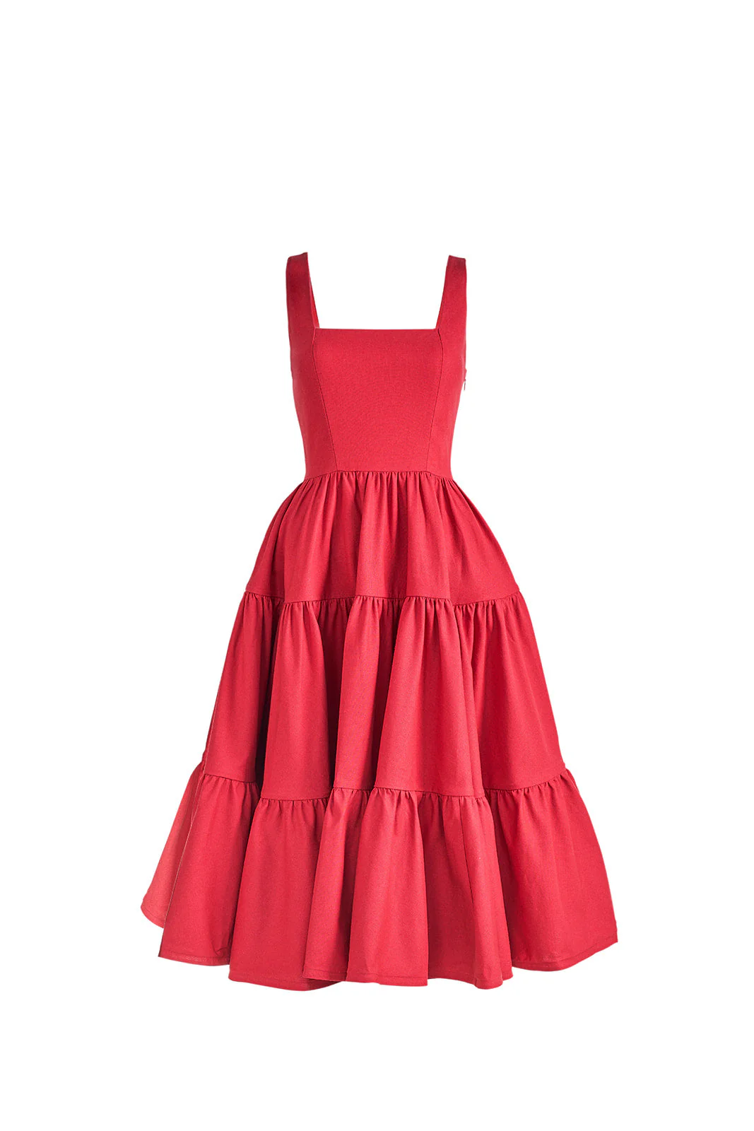 Madonna Midi Dress in Poppy - XNAUWBI
