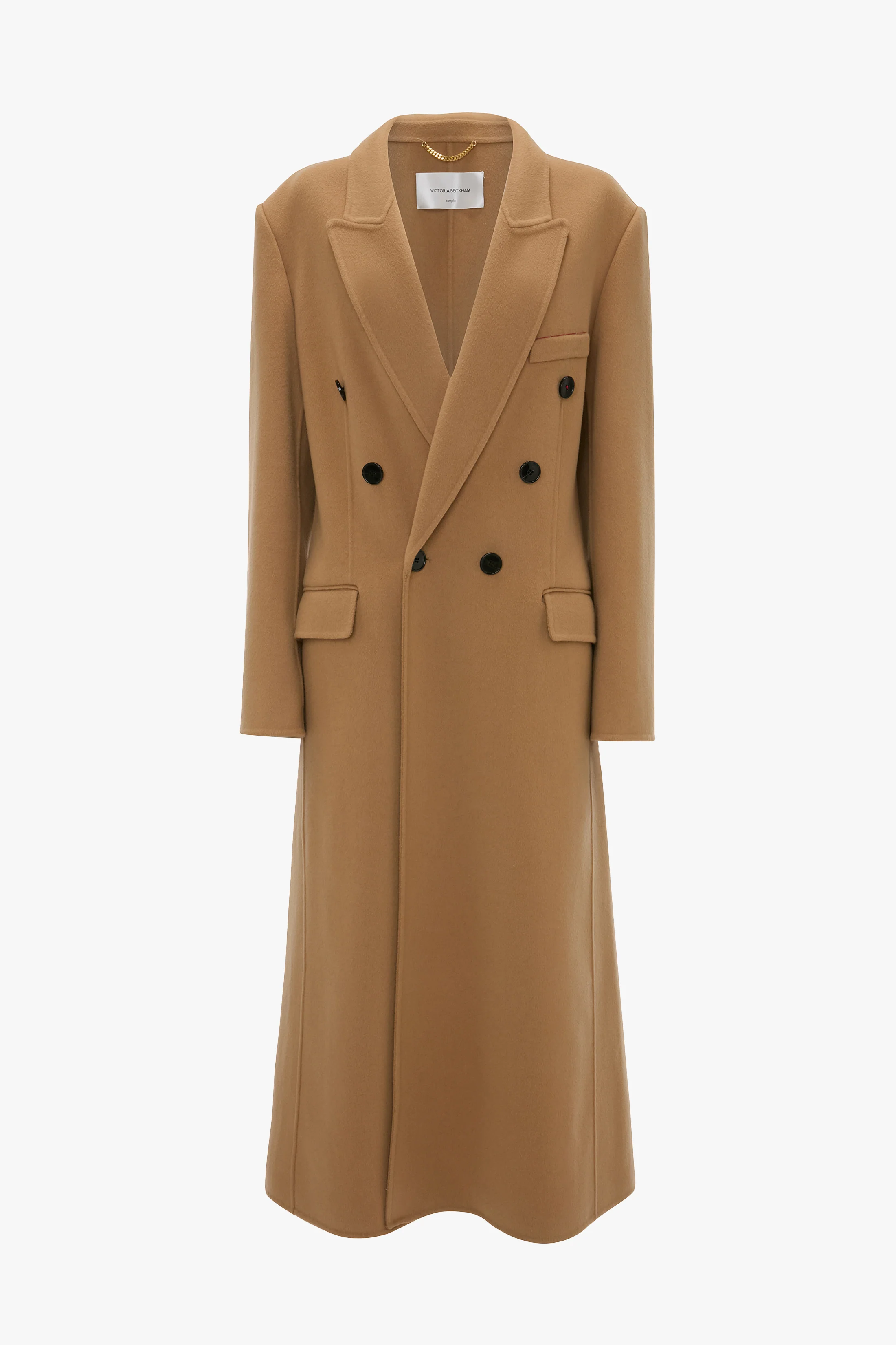 Double Faced Overcoat In Camel - XNAUWBI