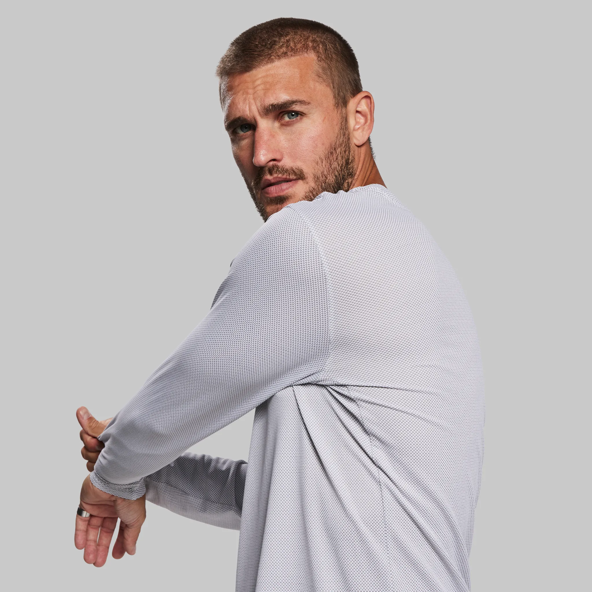 Graphene T Shirt. Long Sleeve White edition - XNAUWBI