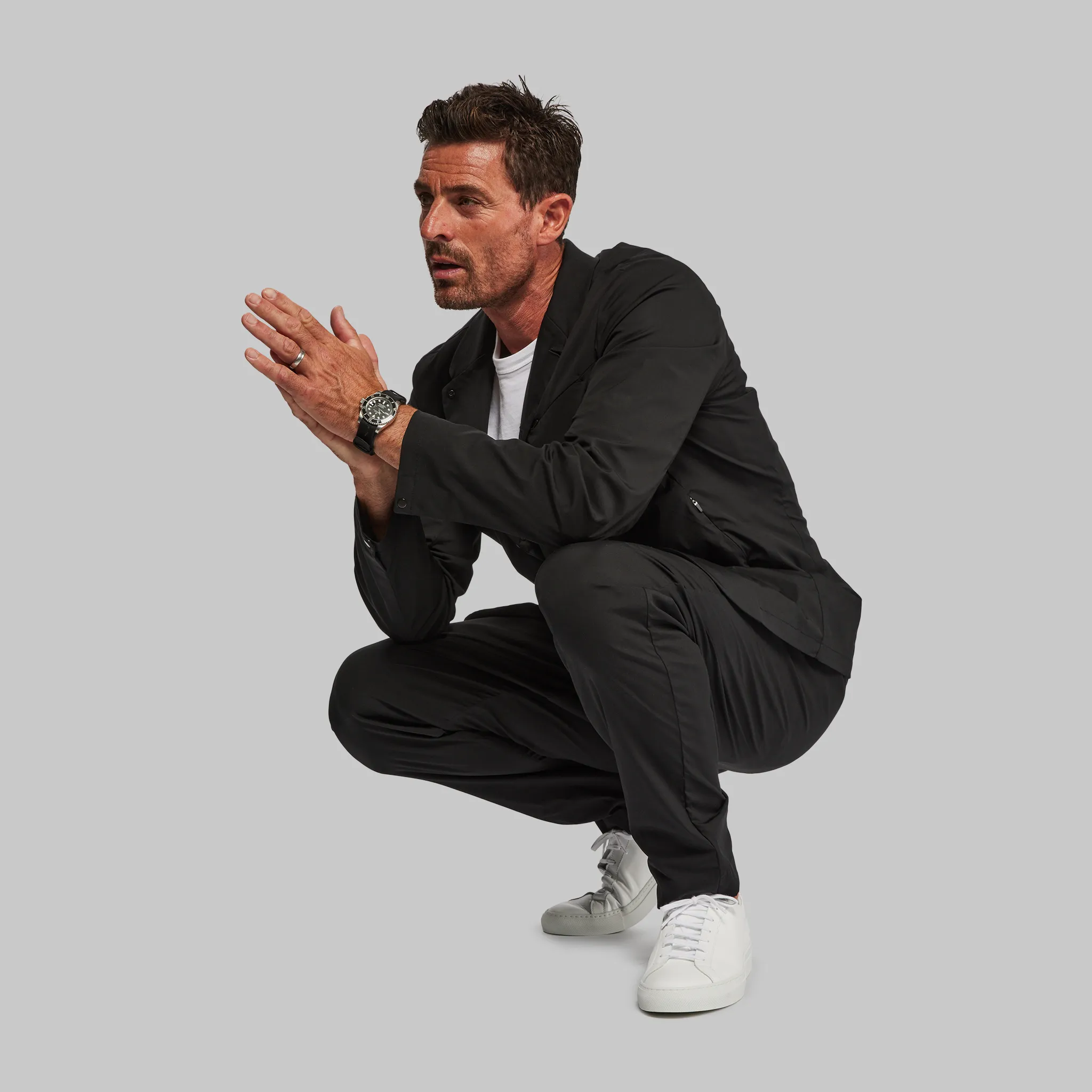 Planet Earth Suit Jacket. Black edition - XNAUWBI