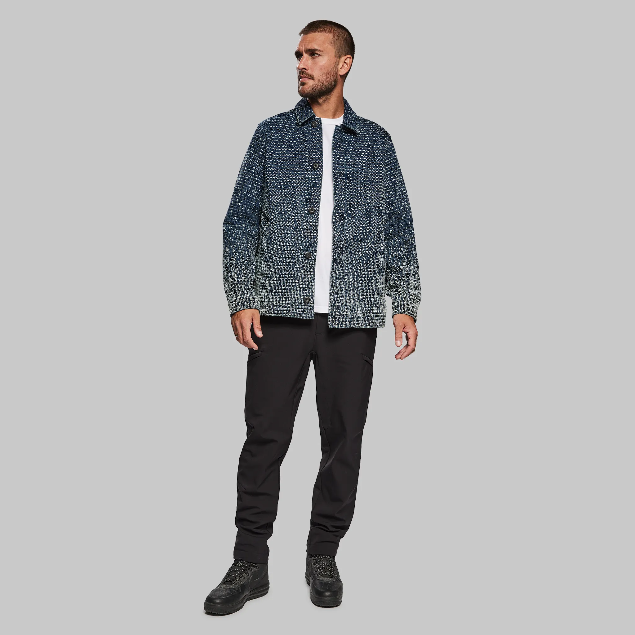 Sashiko Chore Jacket. Blue edition - XNAUWBI