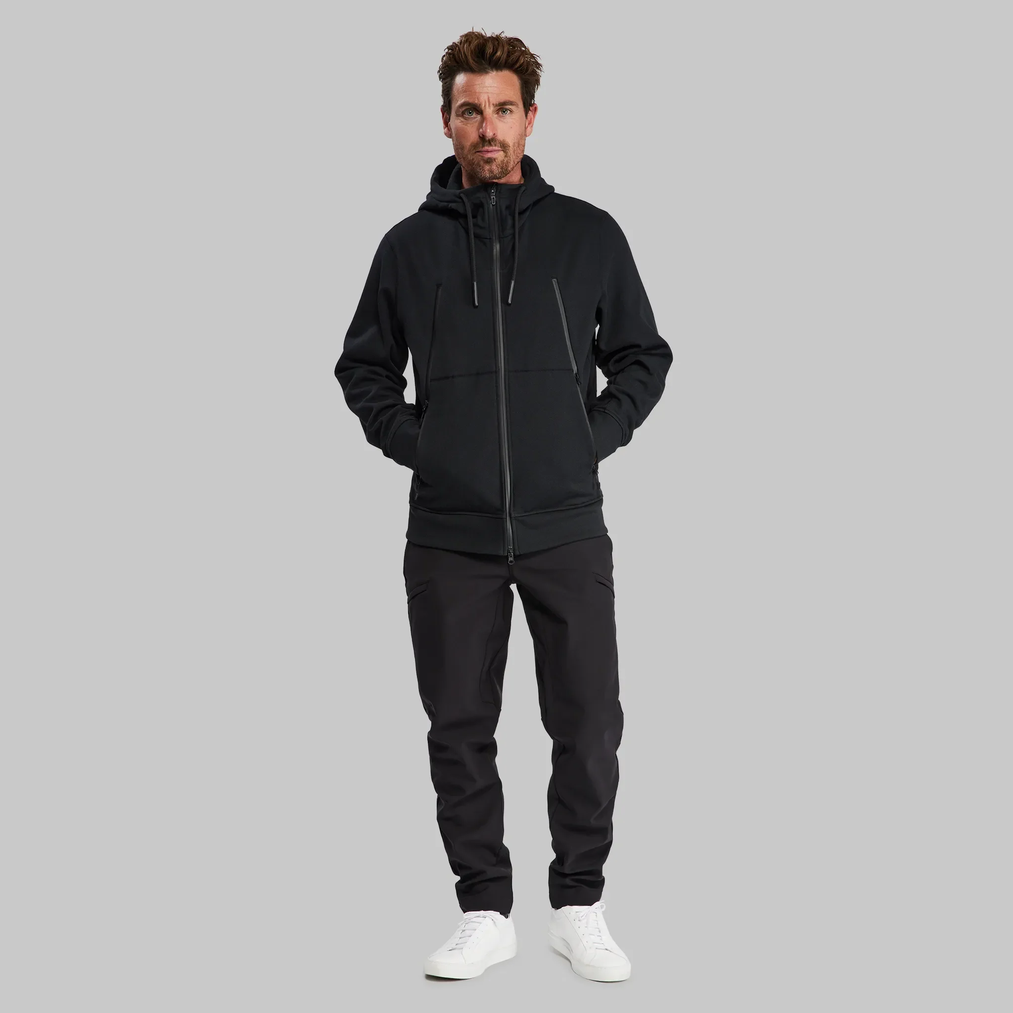 100 Year Zip Through Hoodie. Black edition - XNAUWBI