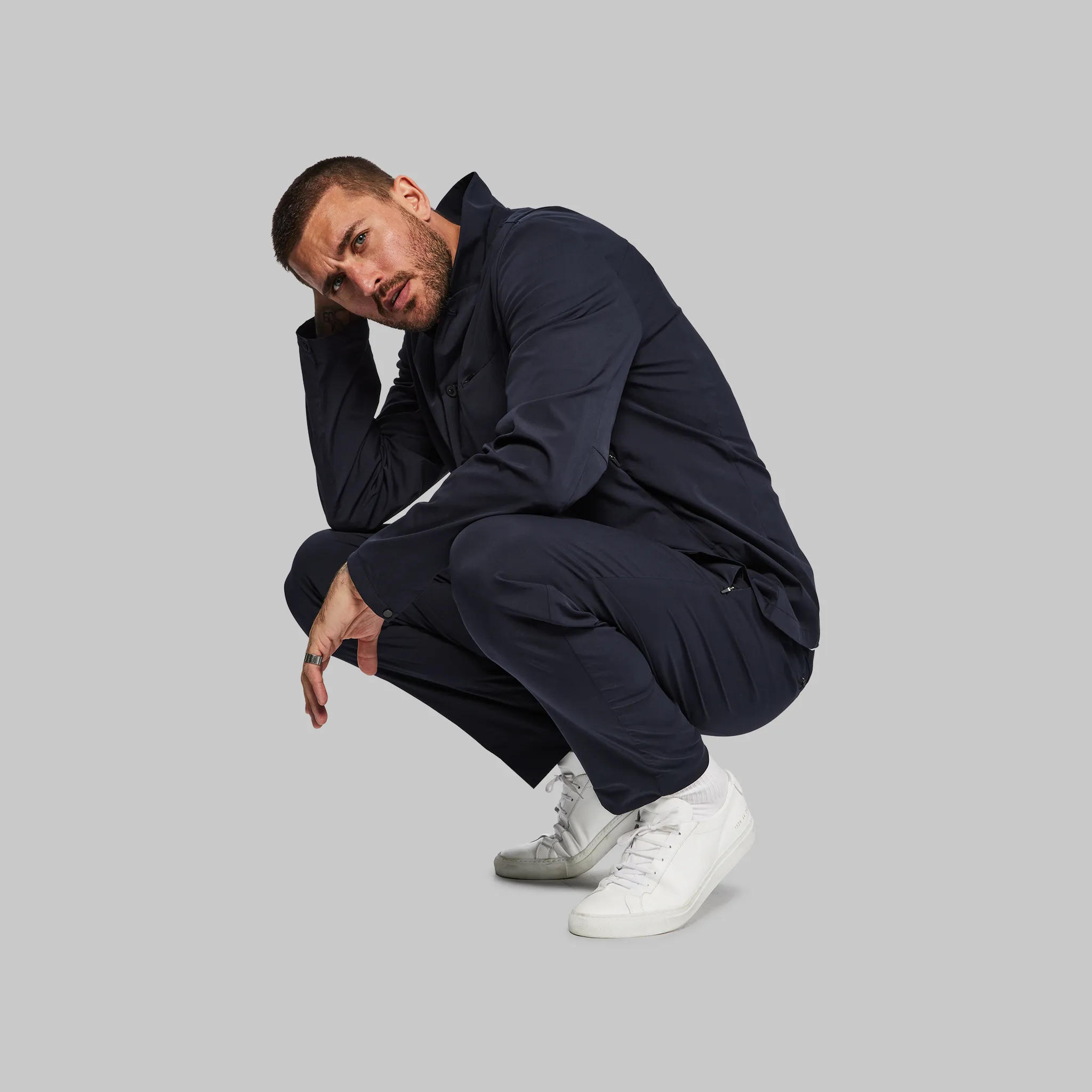 Planet Earth Suit Pants. Navy edition - XNAUWBI
