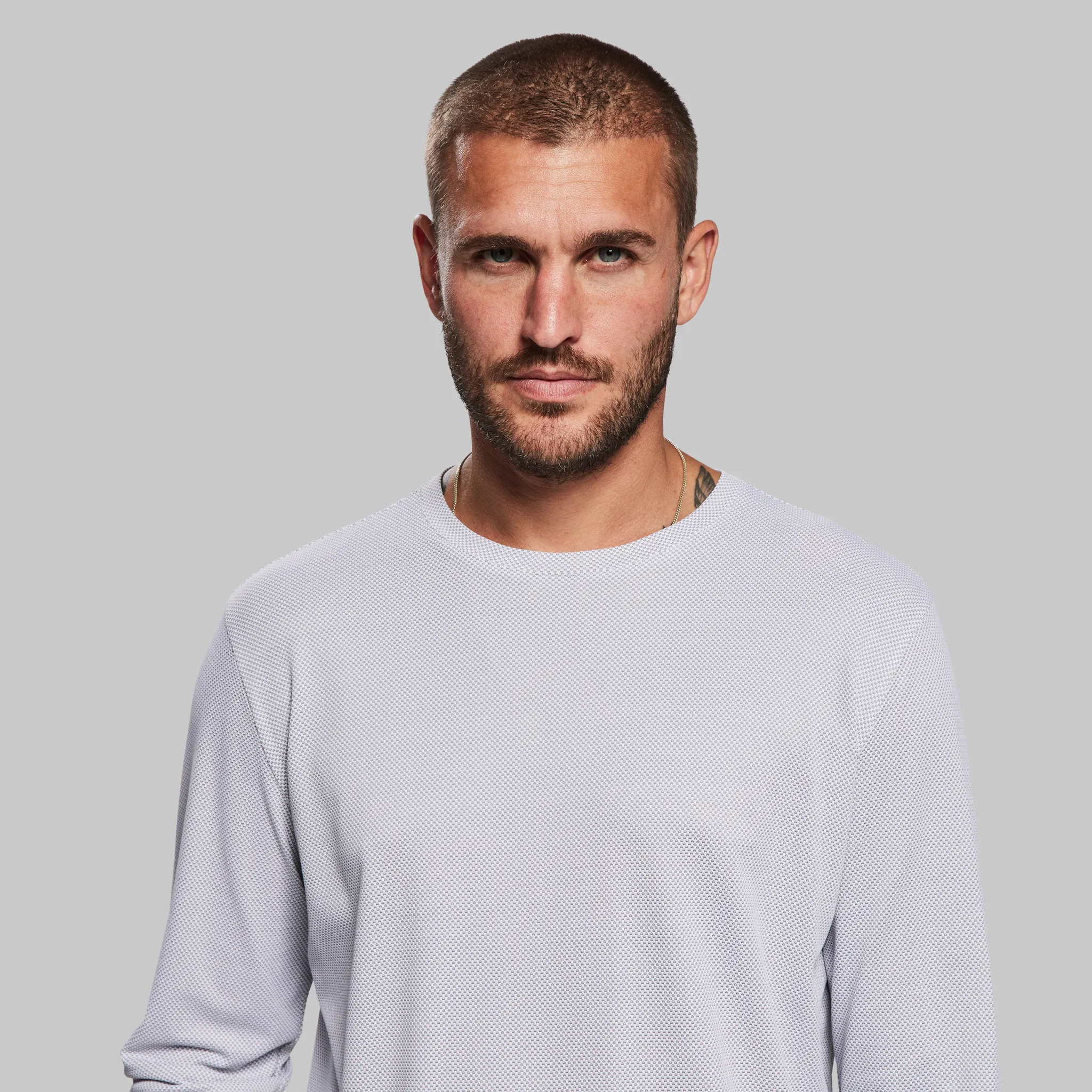 Graphene T Shirt. Long Sleeve White edition - XNAUWBI