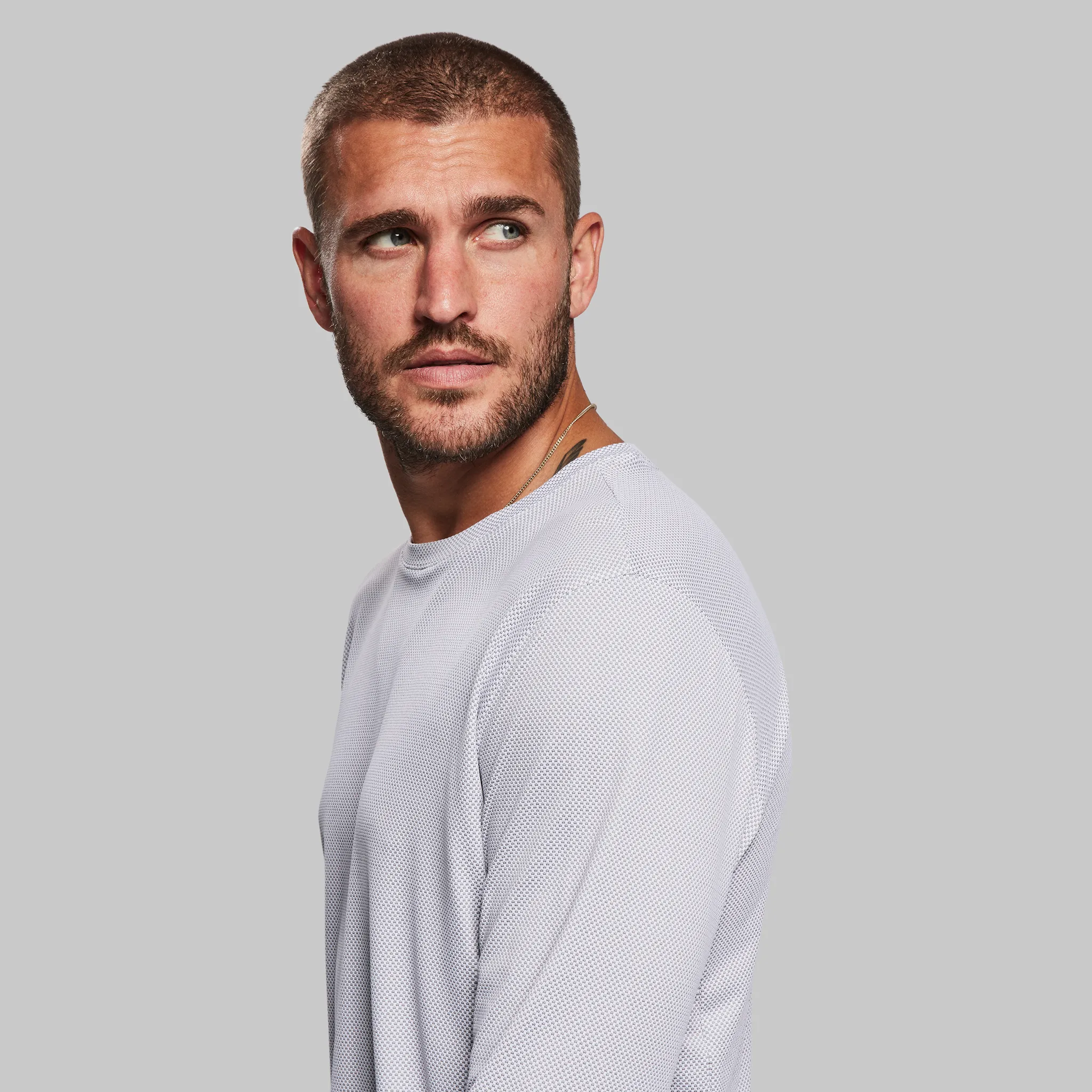 Graphene T Shirt. Long Sleeve White edition - XNAUWBI