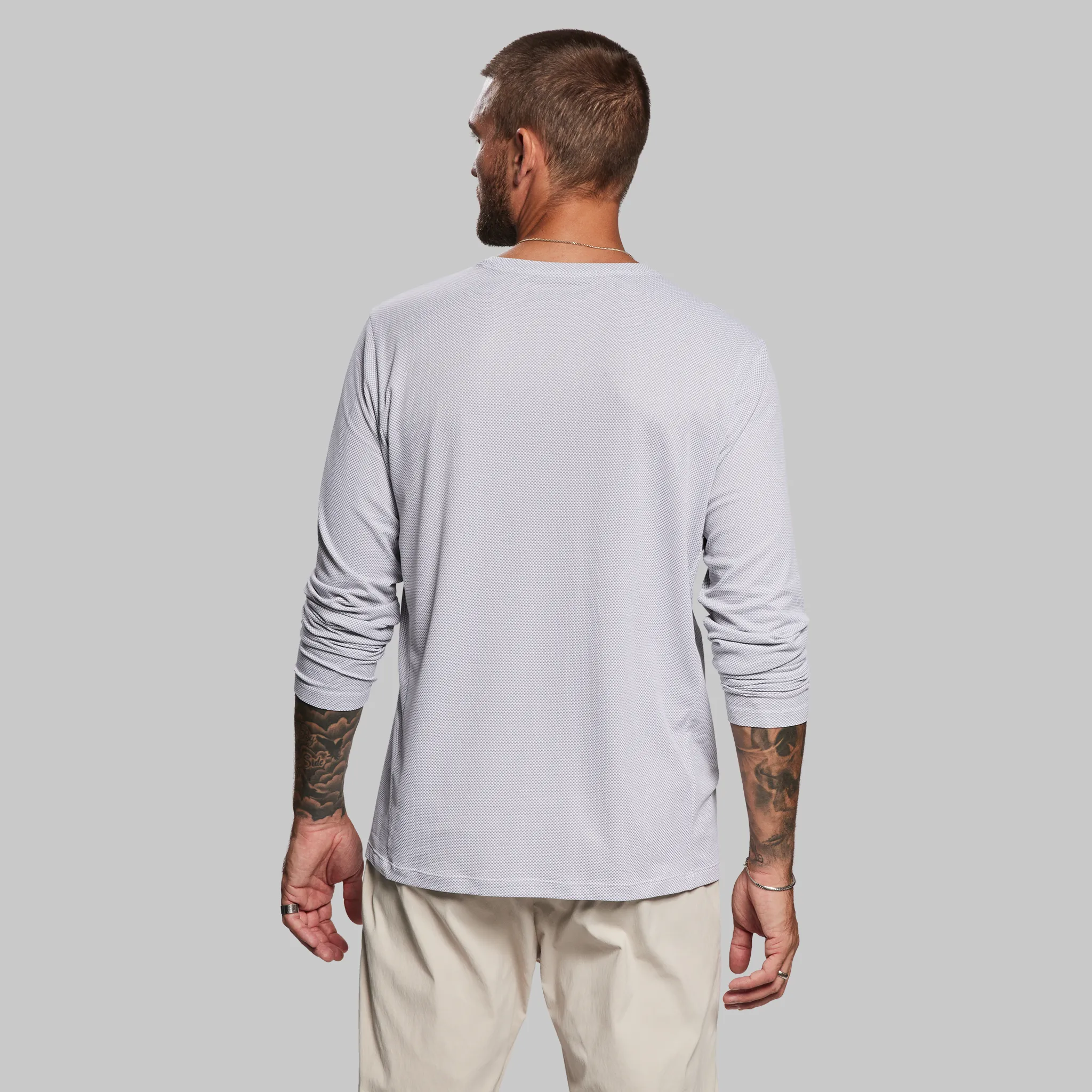 Graphene T Shirt. Long Sleeve White edition - XNAUWBI
